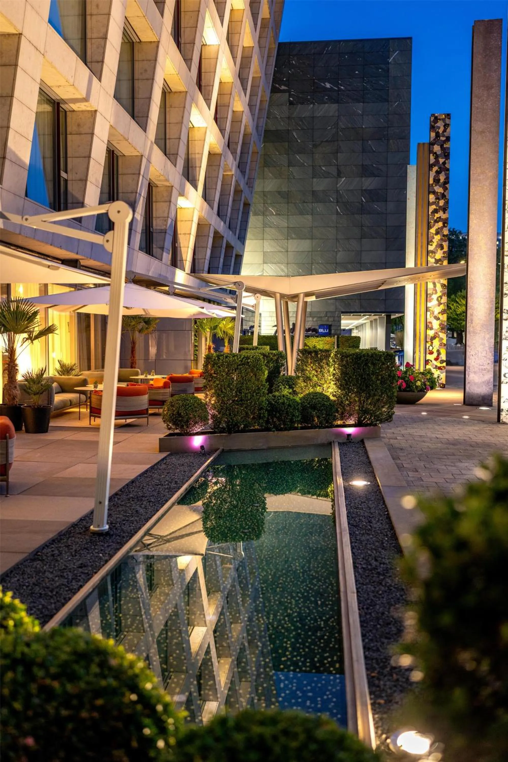 Property building in Radisson Blu Media Harbour Hotel, Düsseldorf