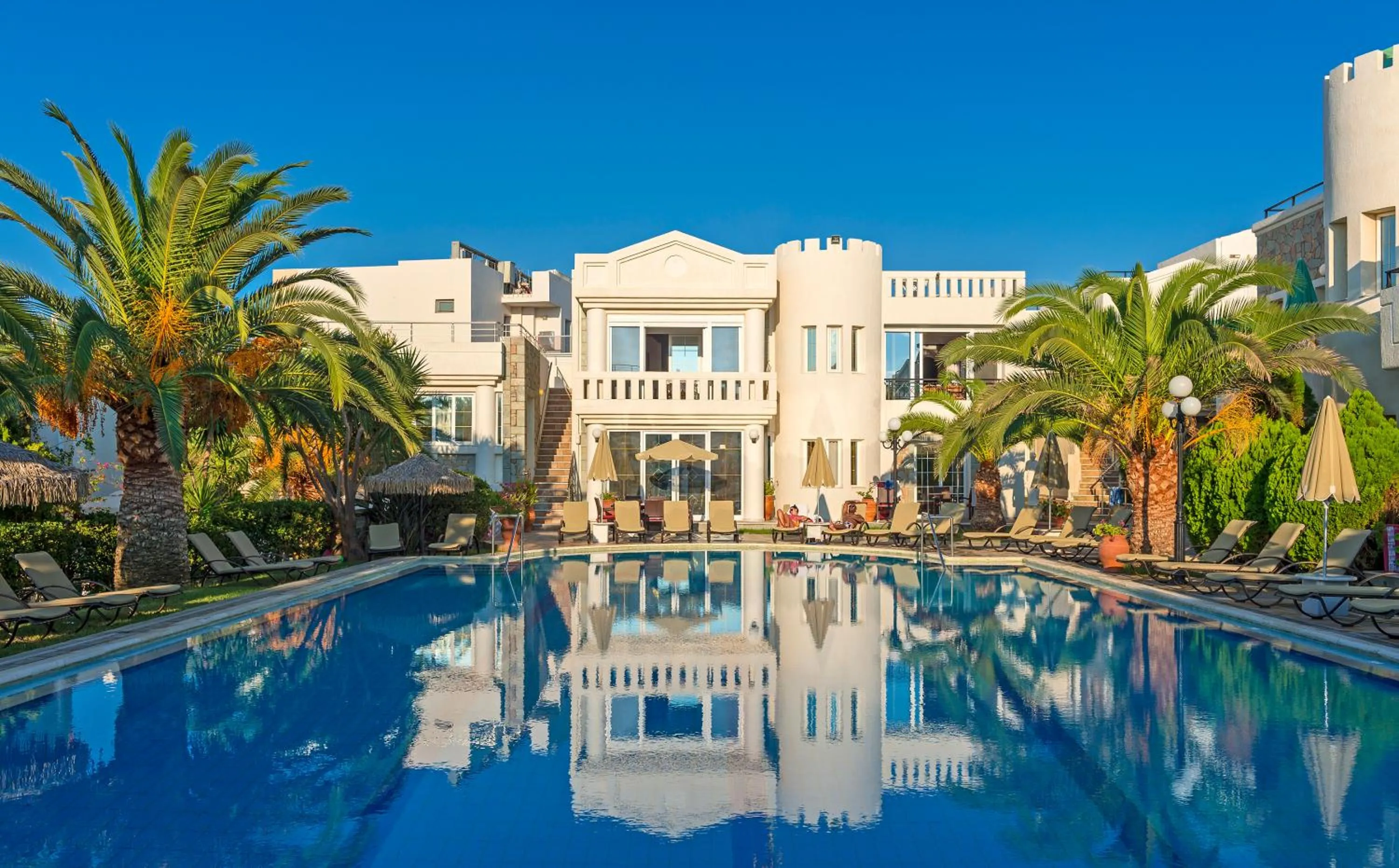 Property building in Castle Suites Hotel