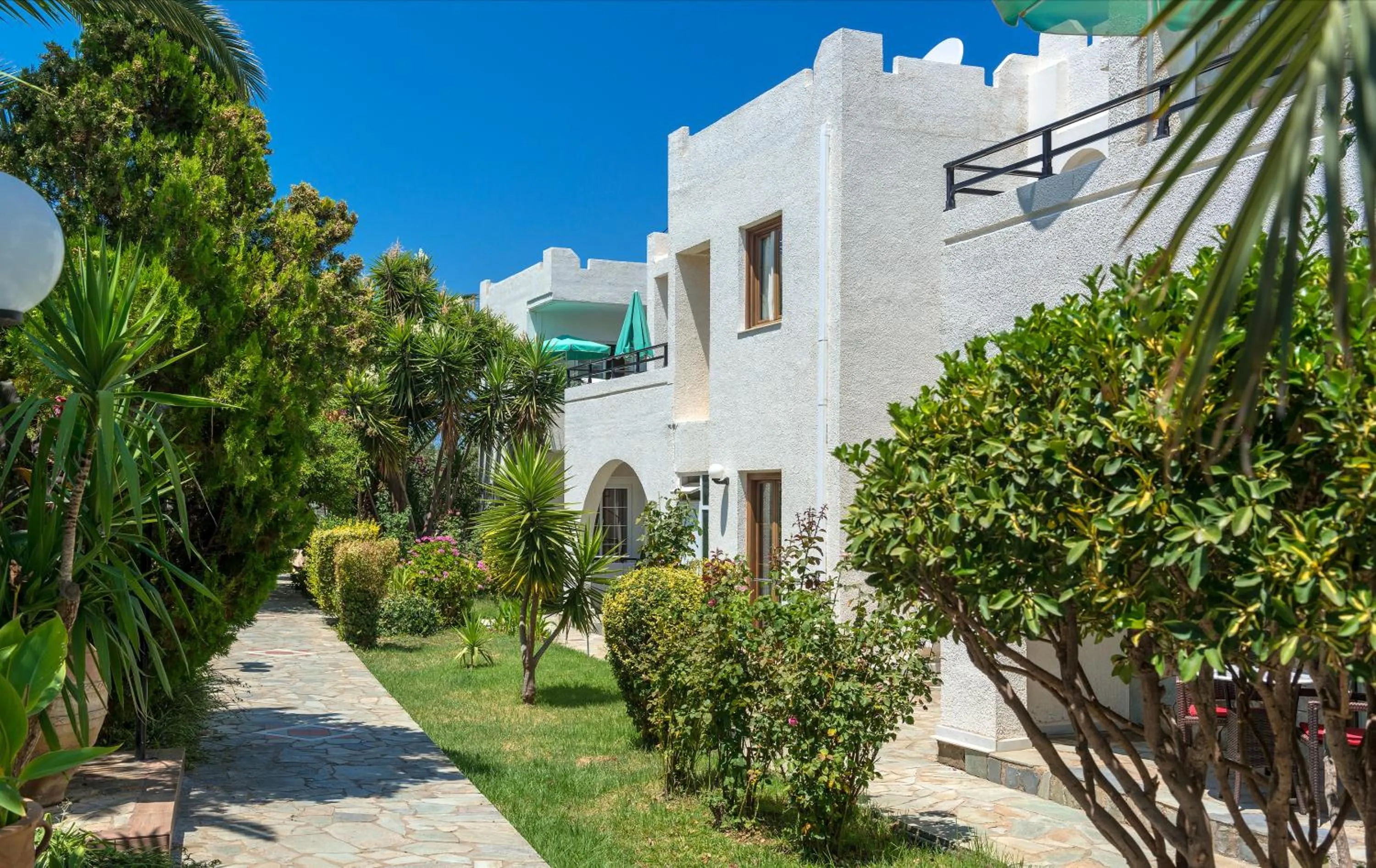 Property building in Castle Suites Hotel