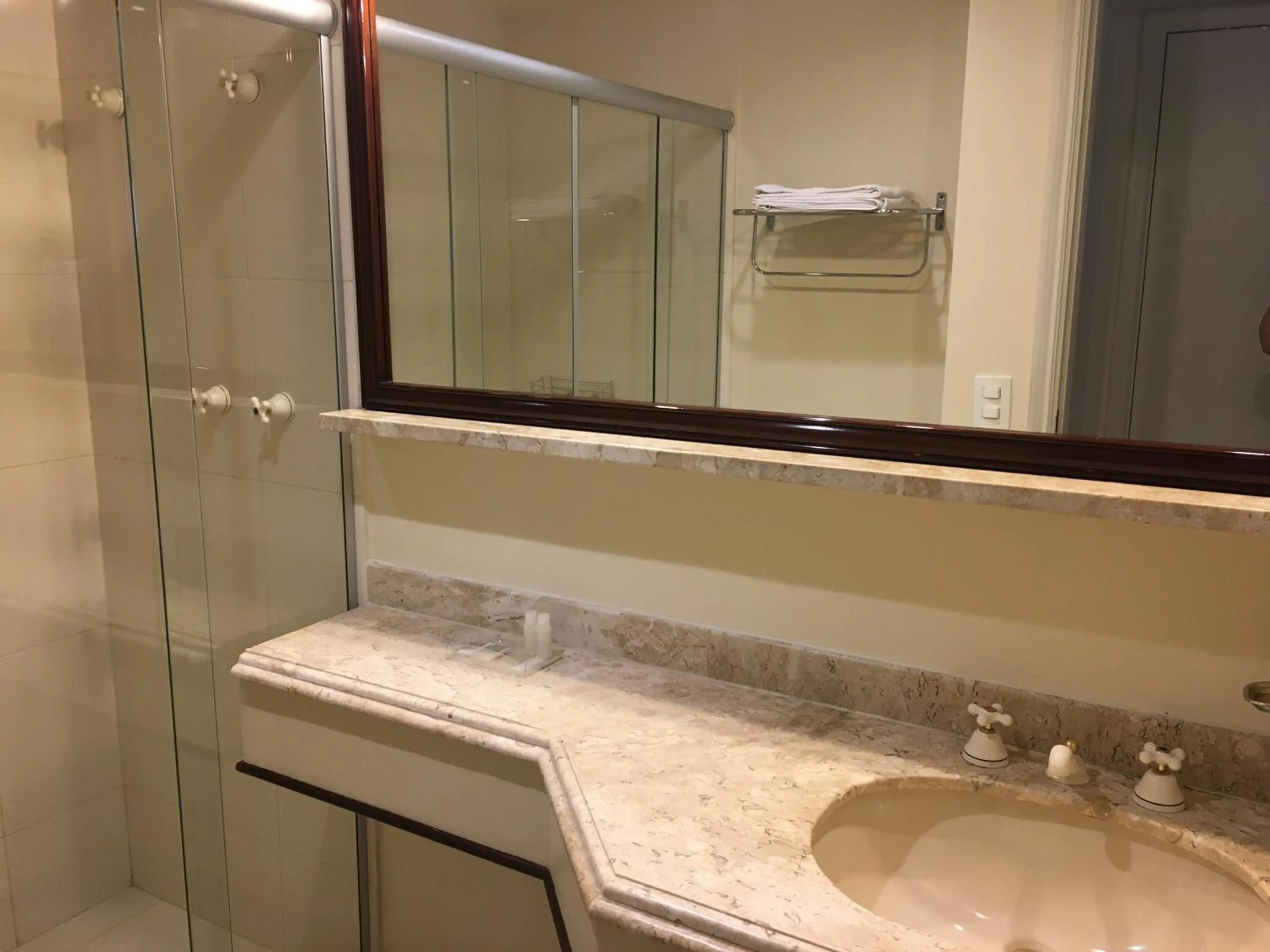 Bathroom in The Time Flat - Berrini - 200 metros do WTC