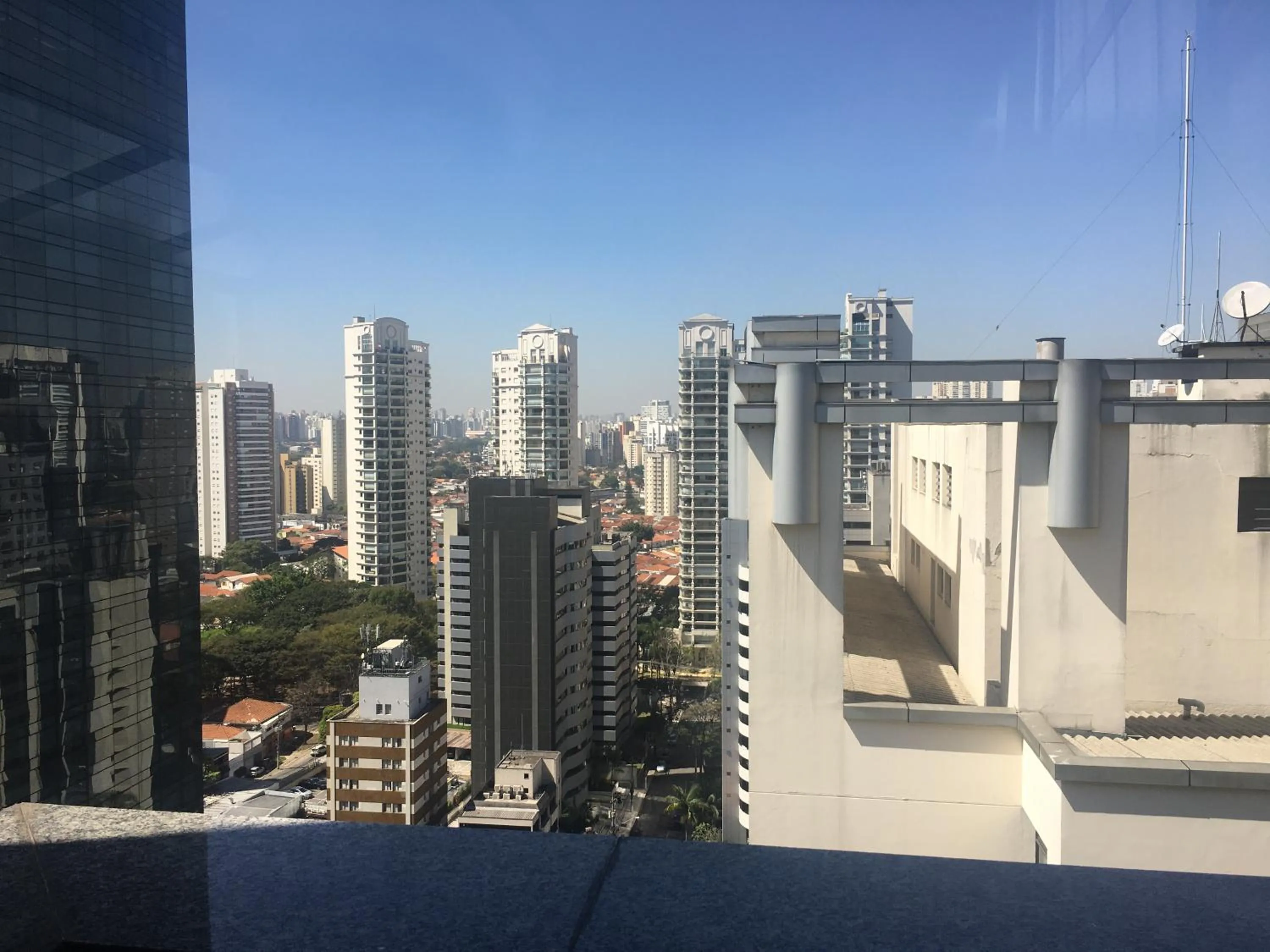 City view in The Time Flat - Berrini - 200 metros do WTC