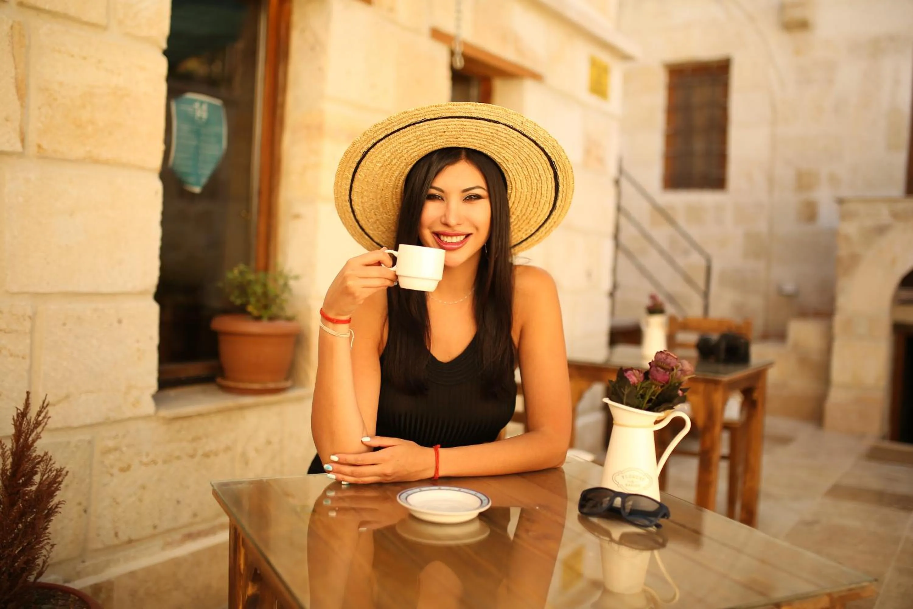 People in Cappadocia Balloon House