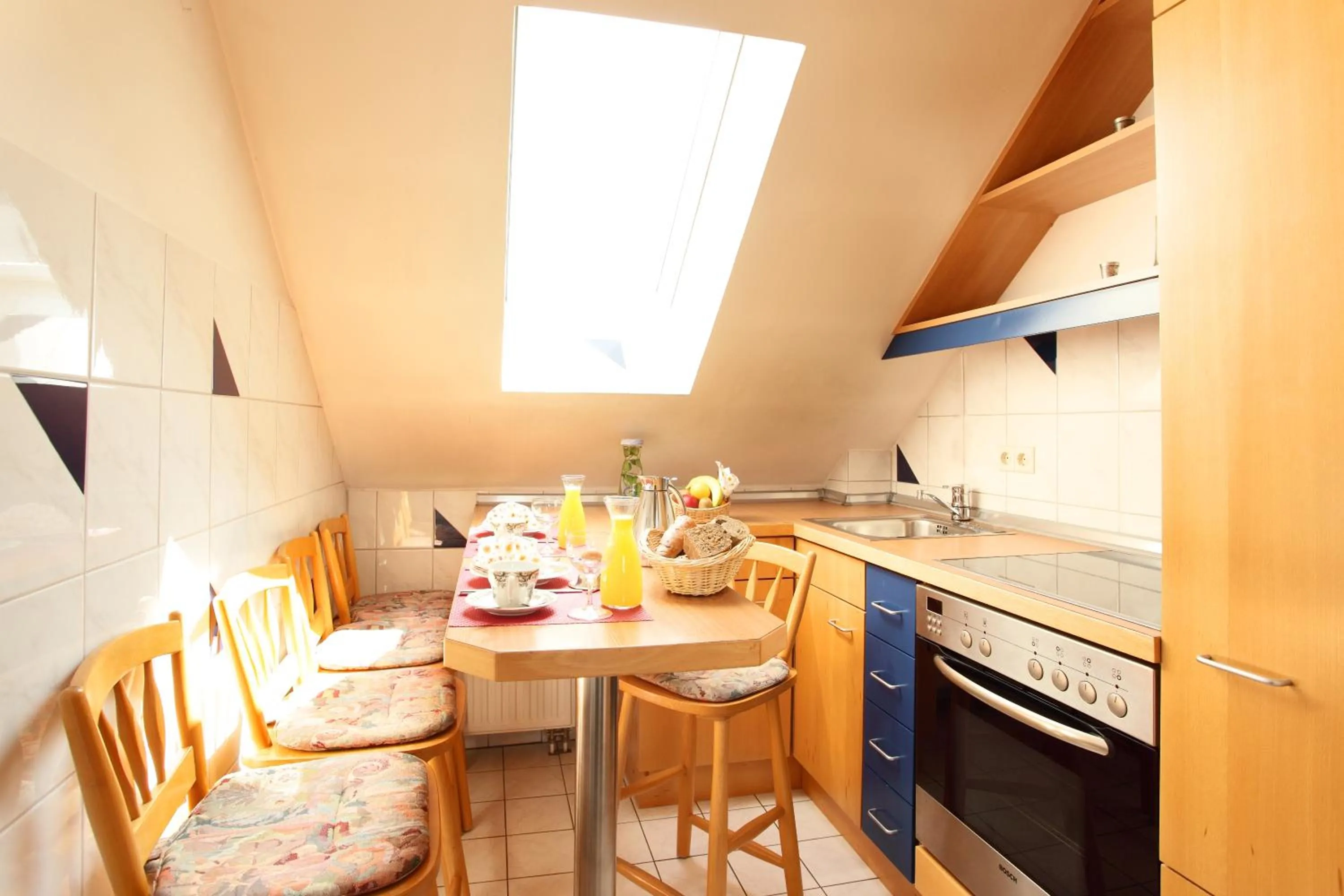 Kitchen or kitchenette in Hotel Wulff