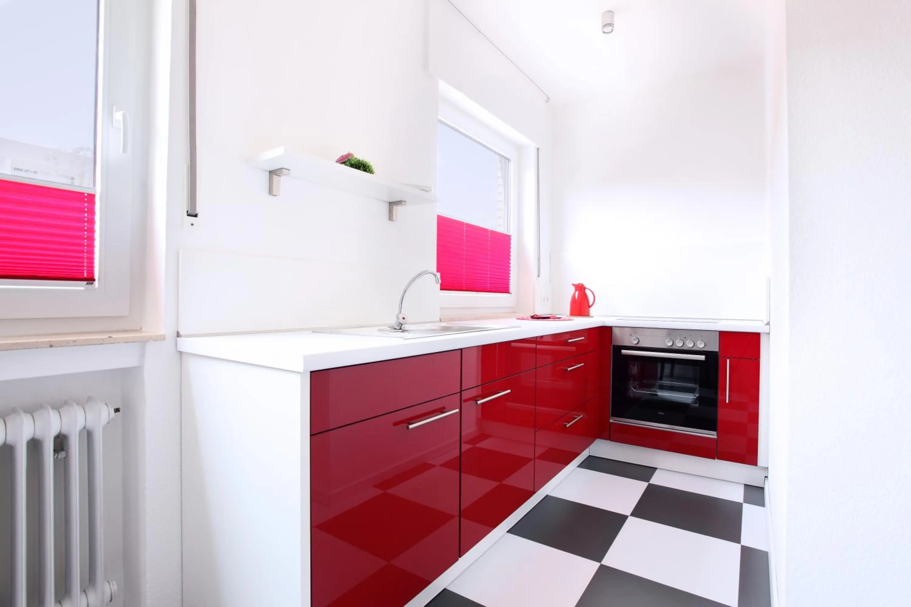 Kitchen or kitchenette in Hotel Wulff