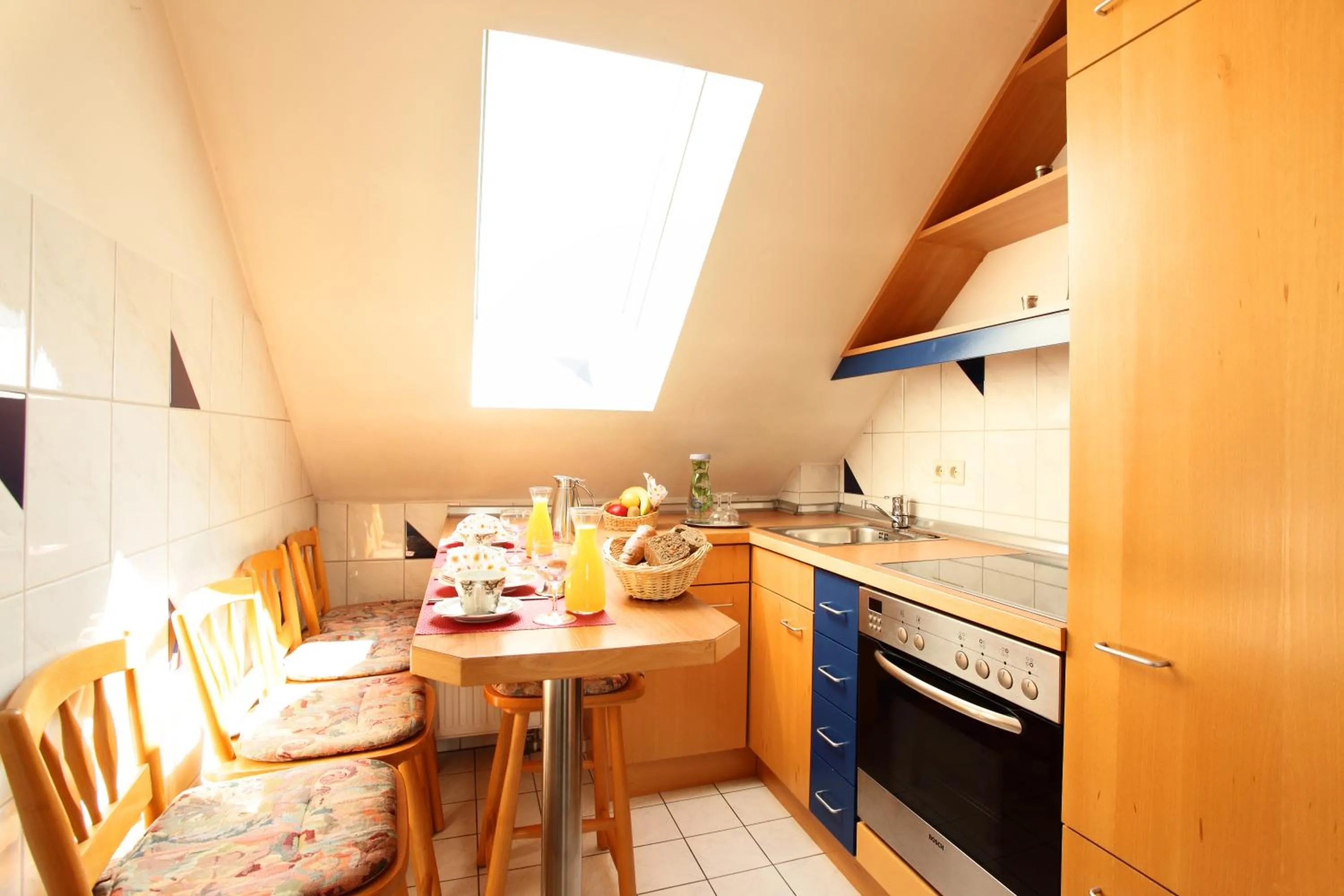 Kitchen or kitchenette in Hotel Wulff