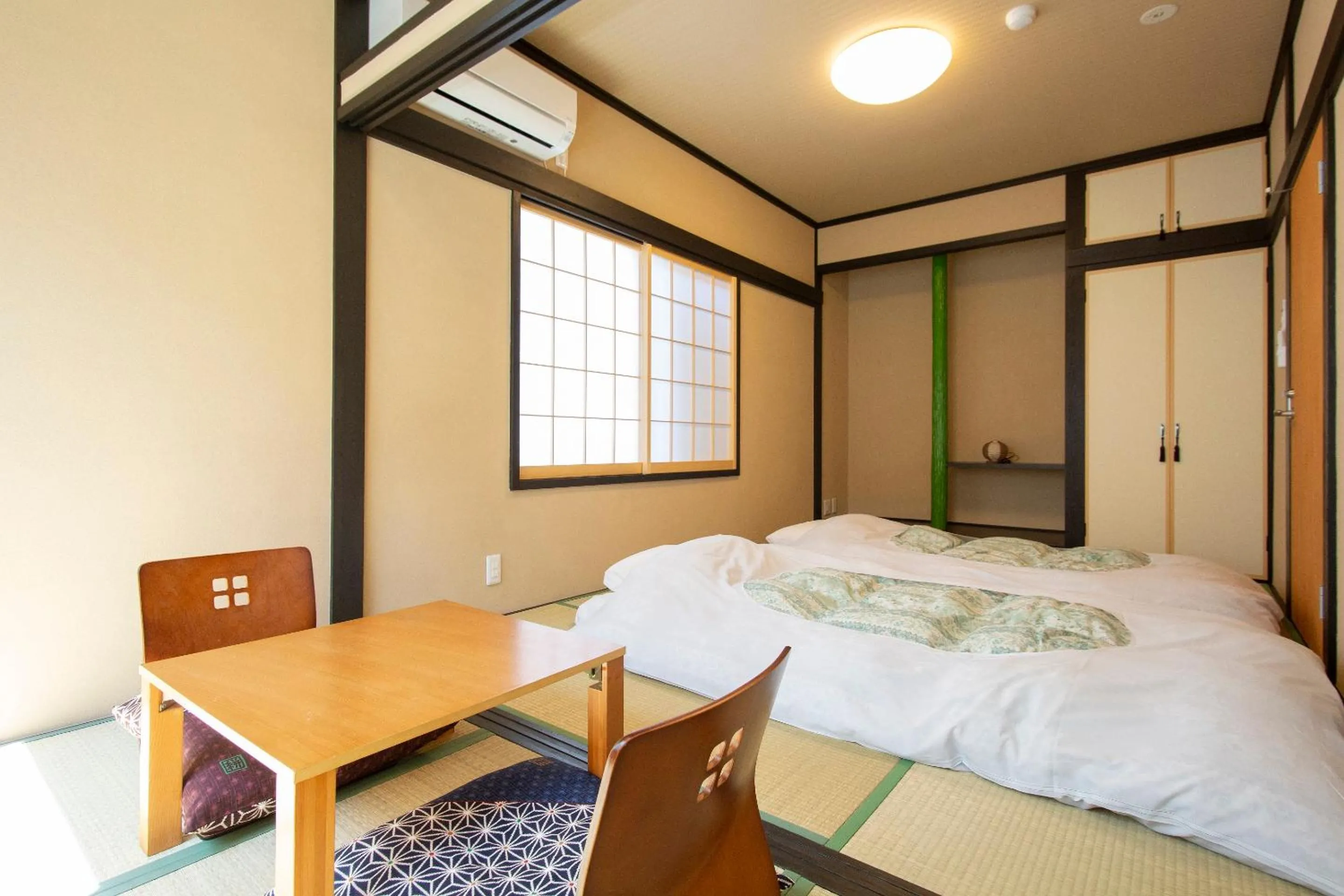 Photo of the whole room, Bed in The RYOKAN O