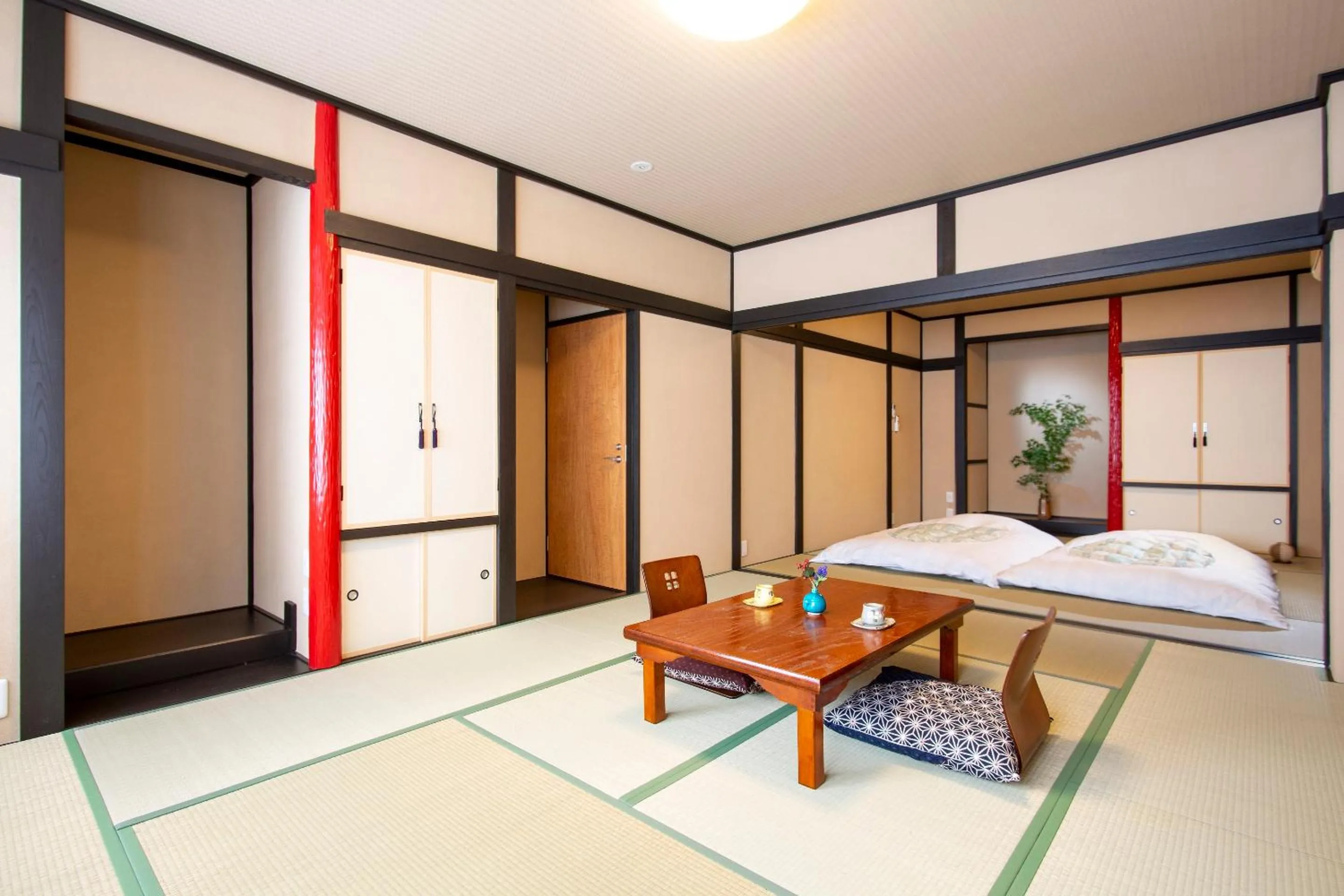 Bed in The RYOKAN O