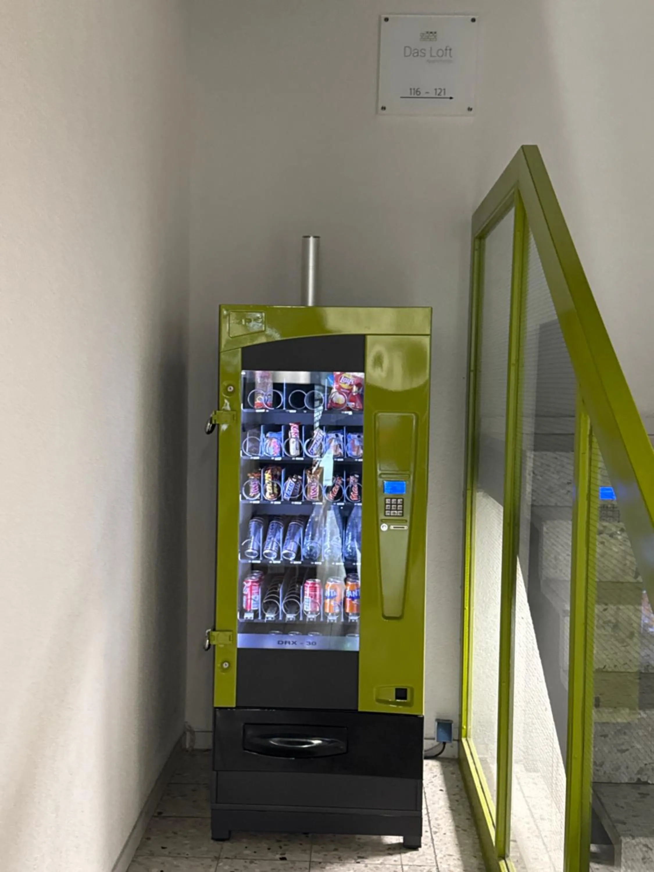 vending machine in Das Loft Apartments