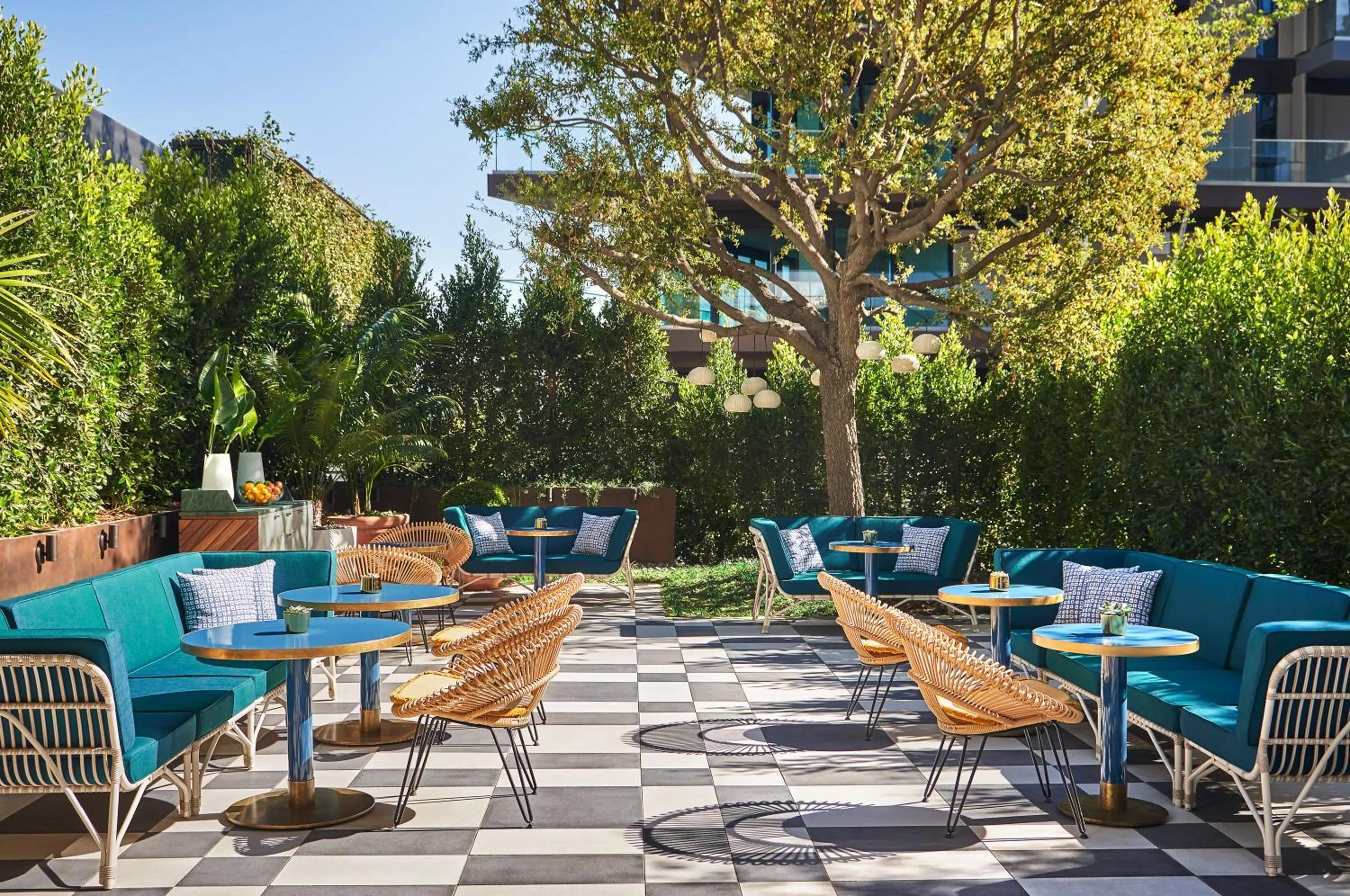 Patio in Pendry West Hollywood