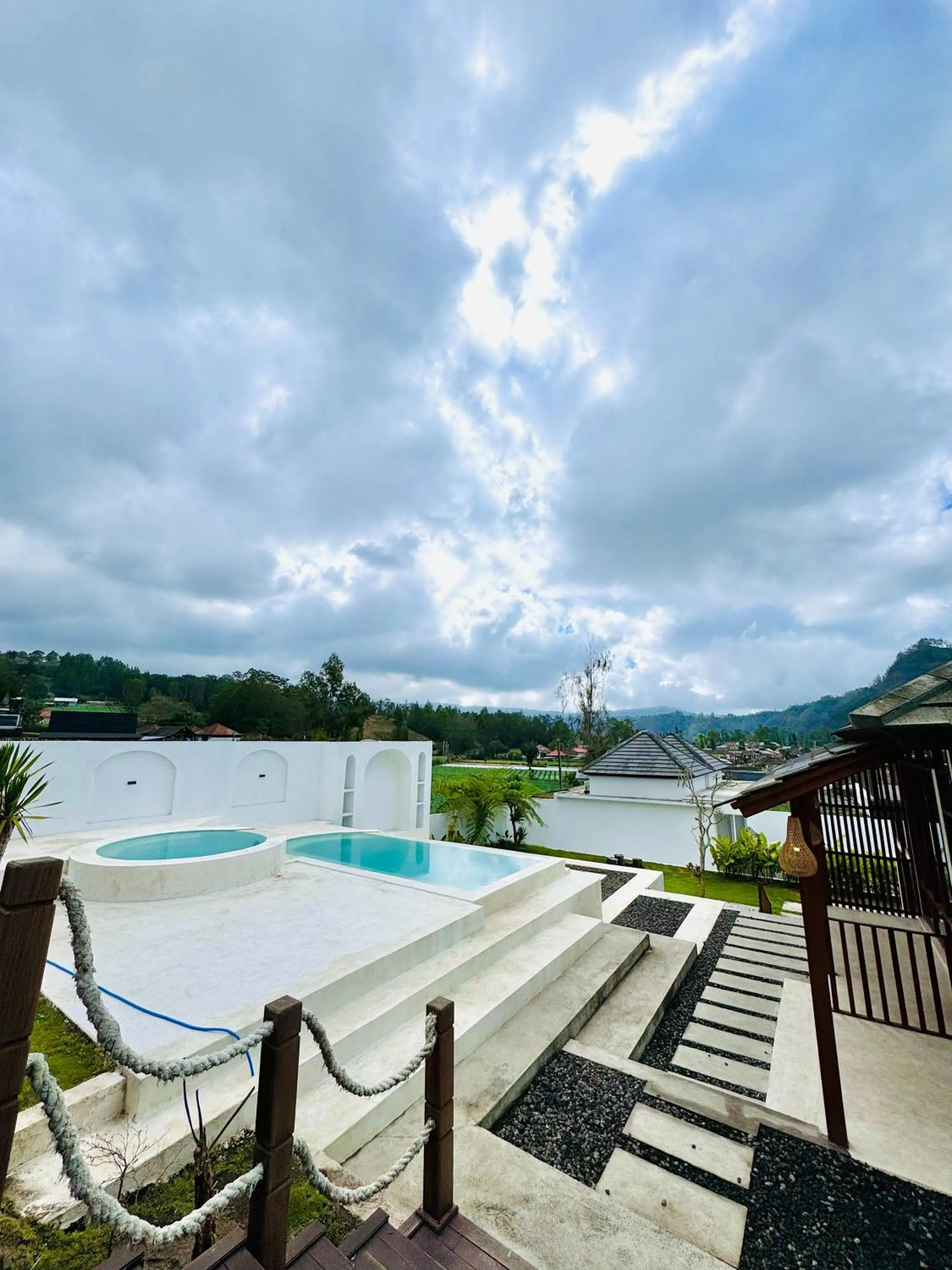 Swimming pool in Volcano Side Kintamani Bali