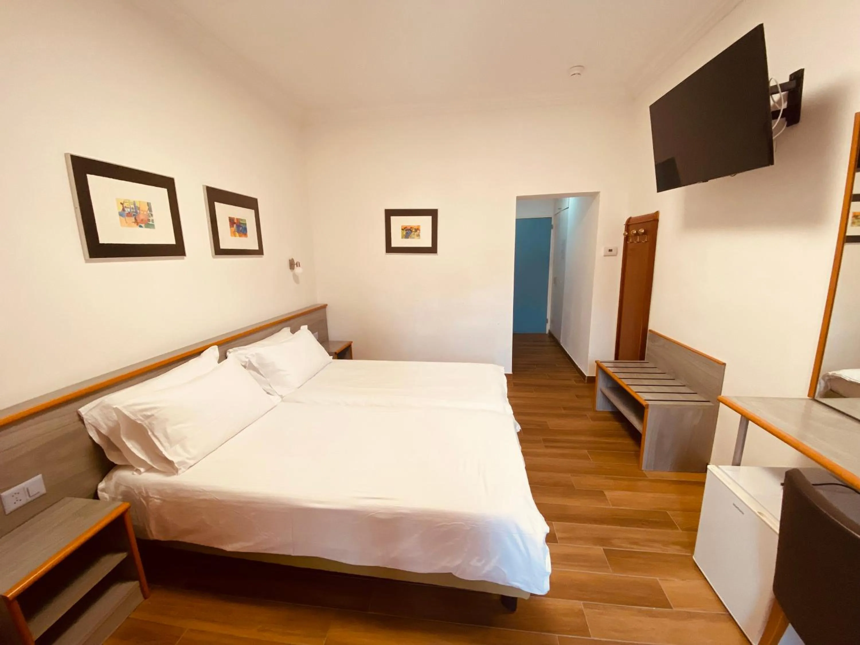 Bed in Hotel Garni Montaldi