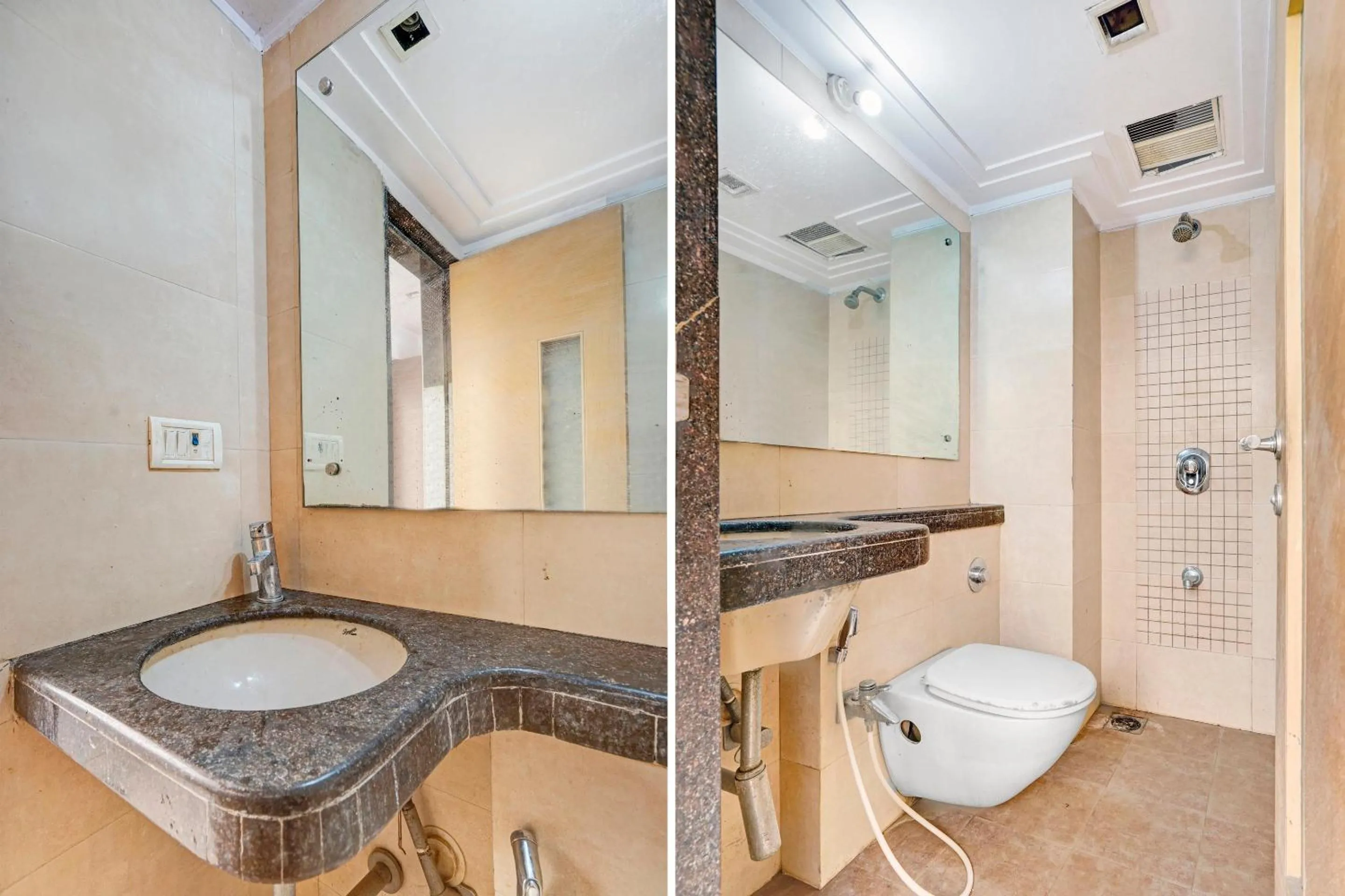 Bathroom in Hotel O Delight Inn Near Andheri Railway Station