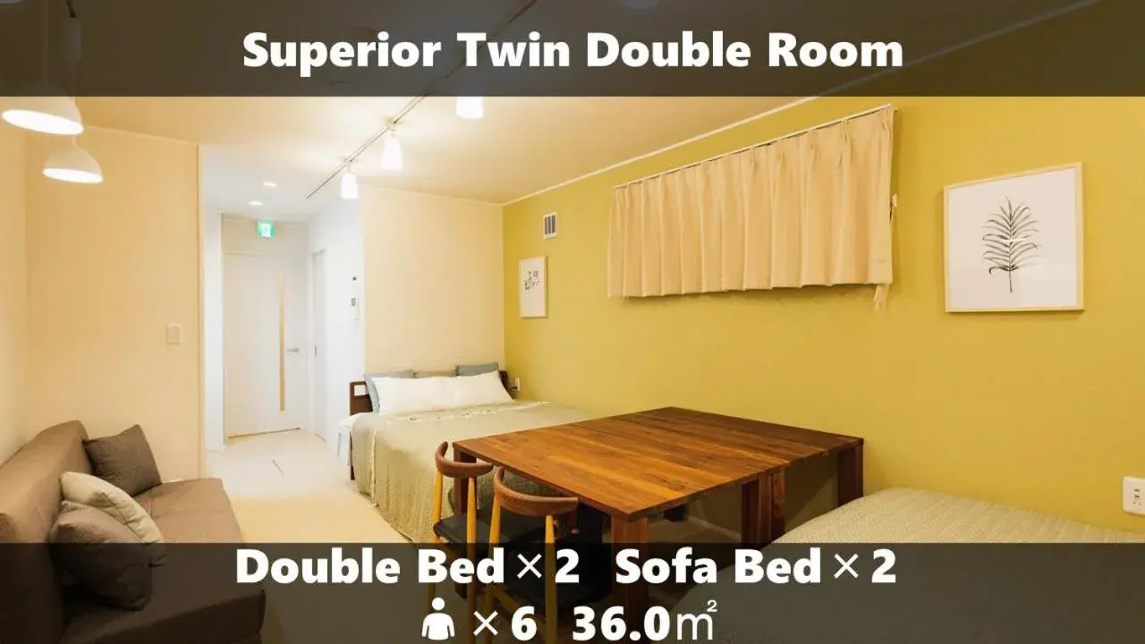 Superior Double or Twin Room in Vieuno Stay Hakata 2 Superior Double or Twin Room in Vieuno Stay Hakata 2