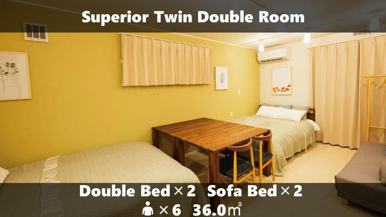 Bed in Vieuno Stay Hakata 2