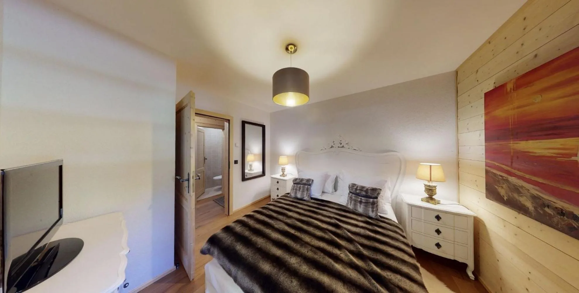 Bedroom in Résidence Cantarella