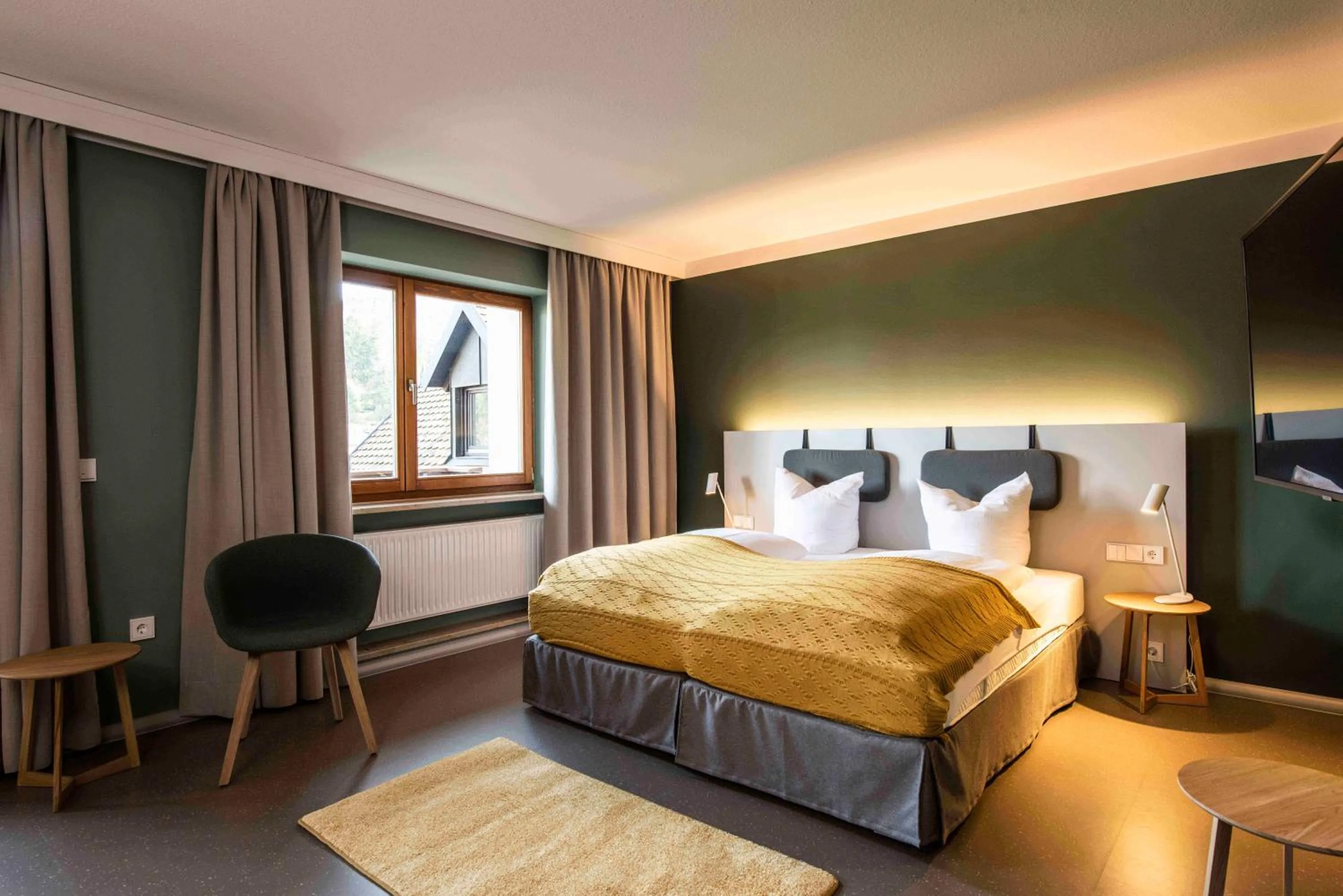 Bed in Hotel Lindenhof Hubmersberg