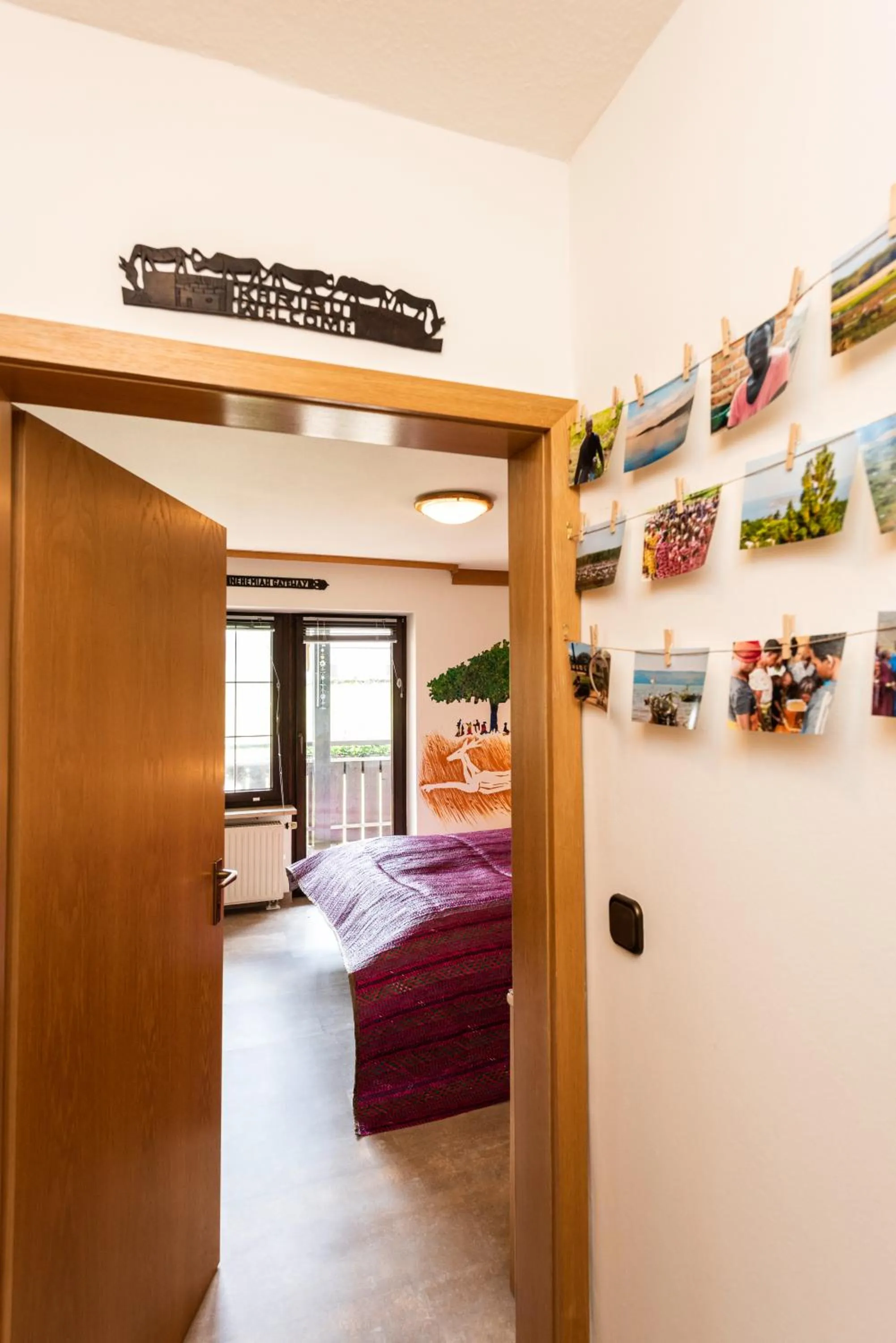 Photo of the whole room, Bed in Hotel Lindenhof Hubmersberg
