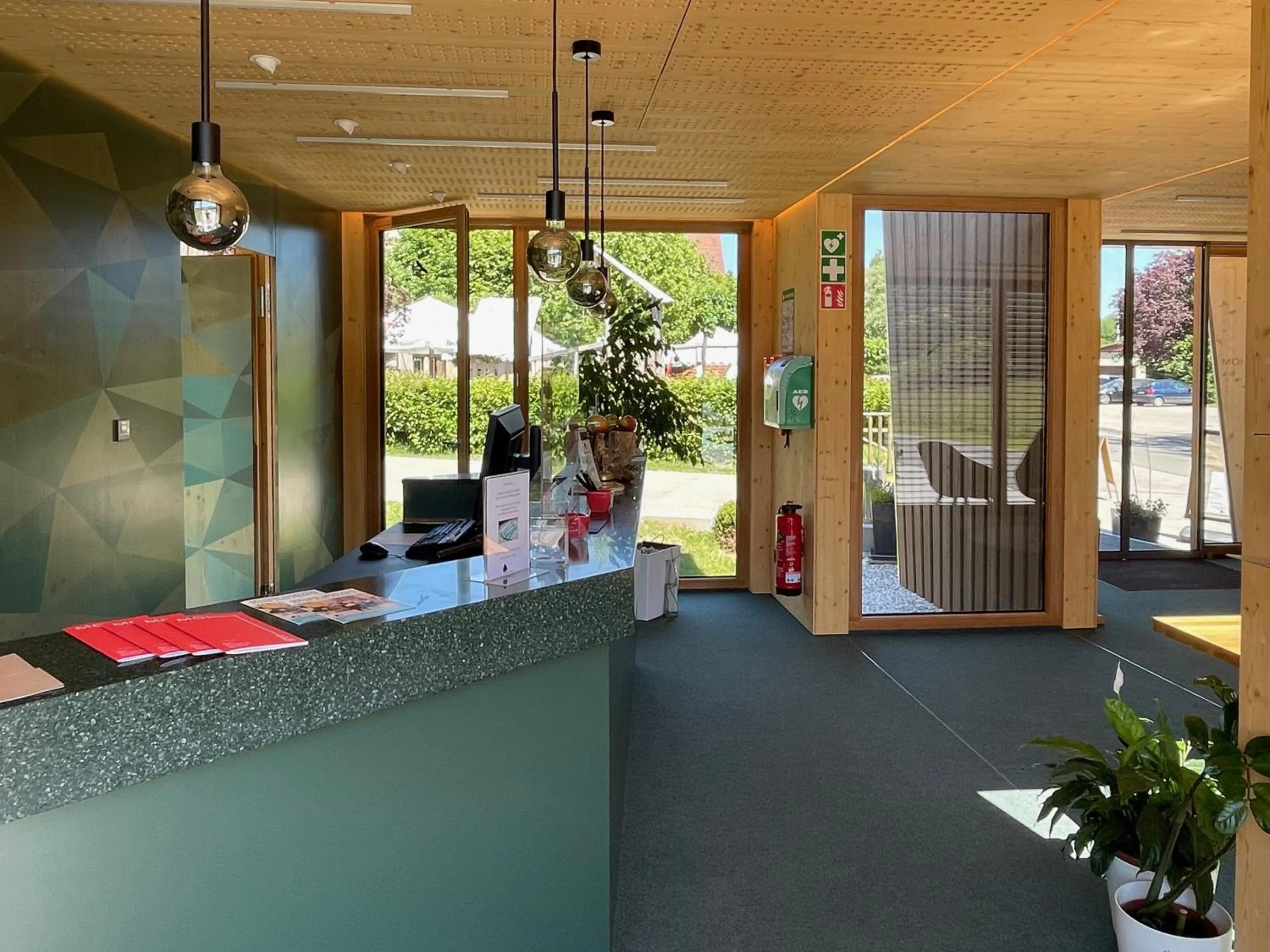 Lobby or reception in Hotel Lindenhof Hubmersberg