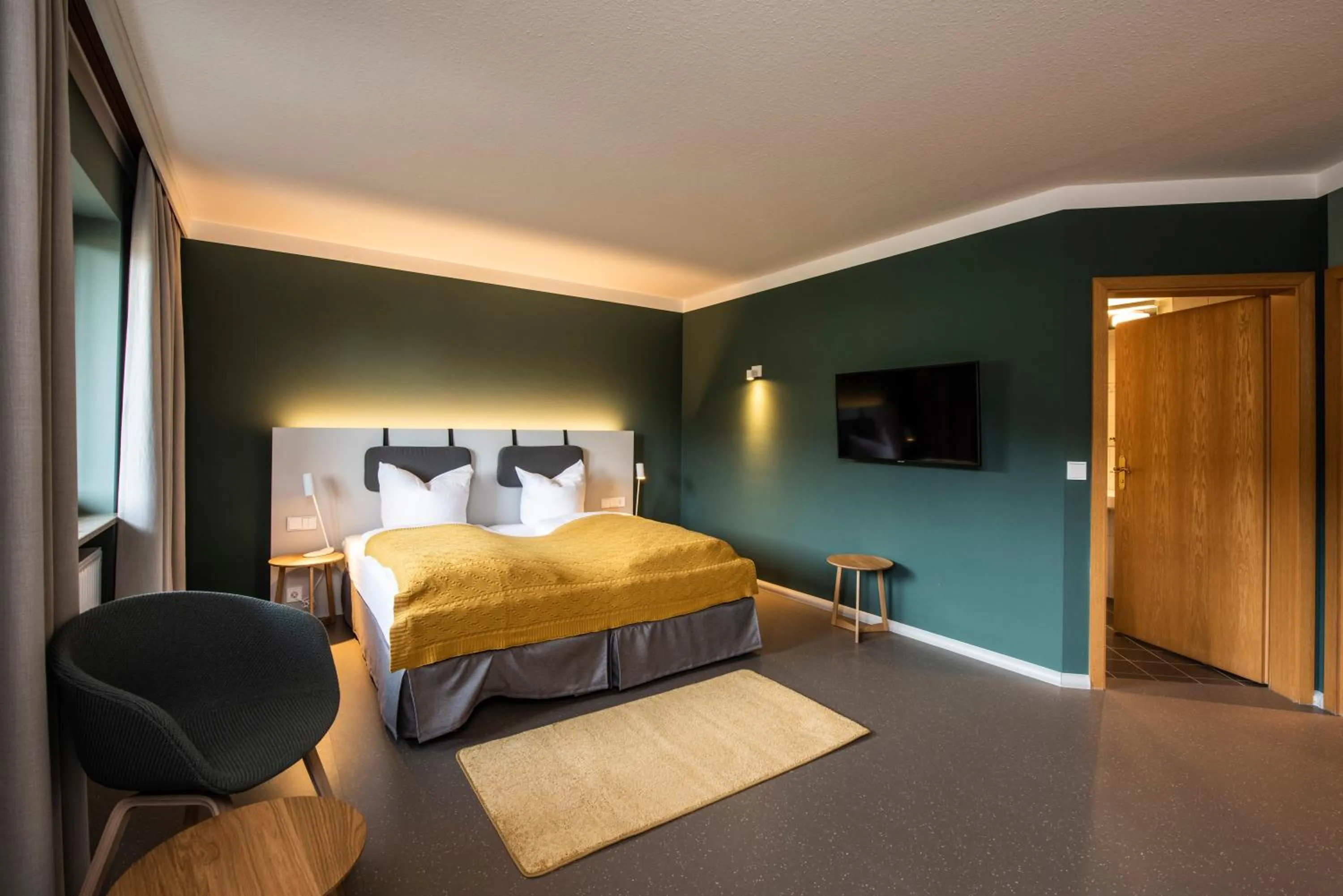 Photo of the whole room, Bed in Hotel Lindenhof Hubmersberg