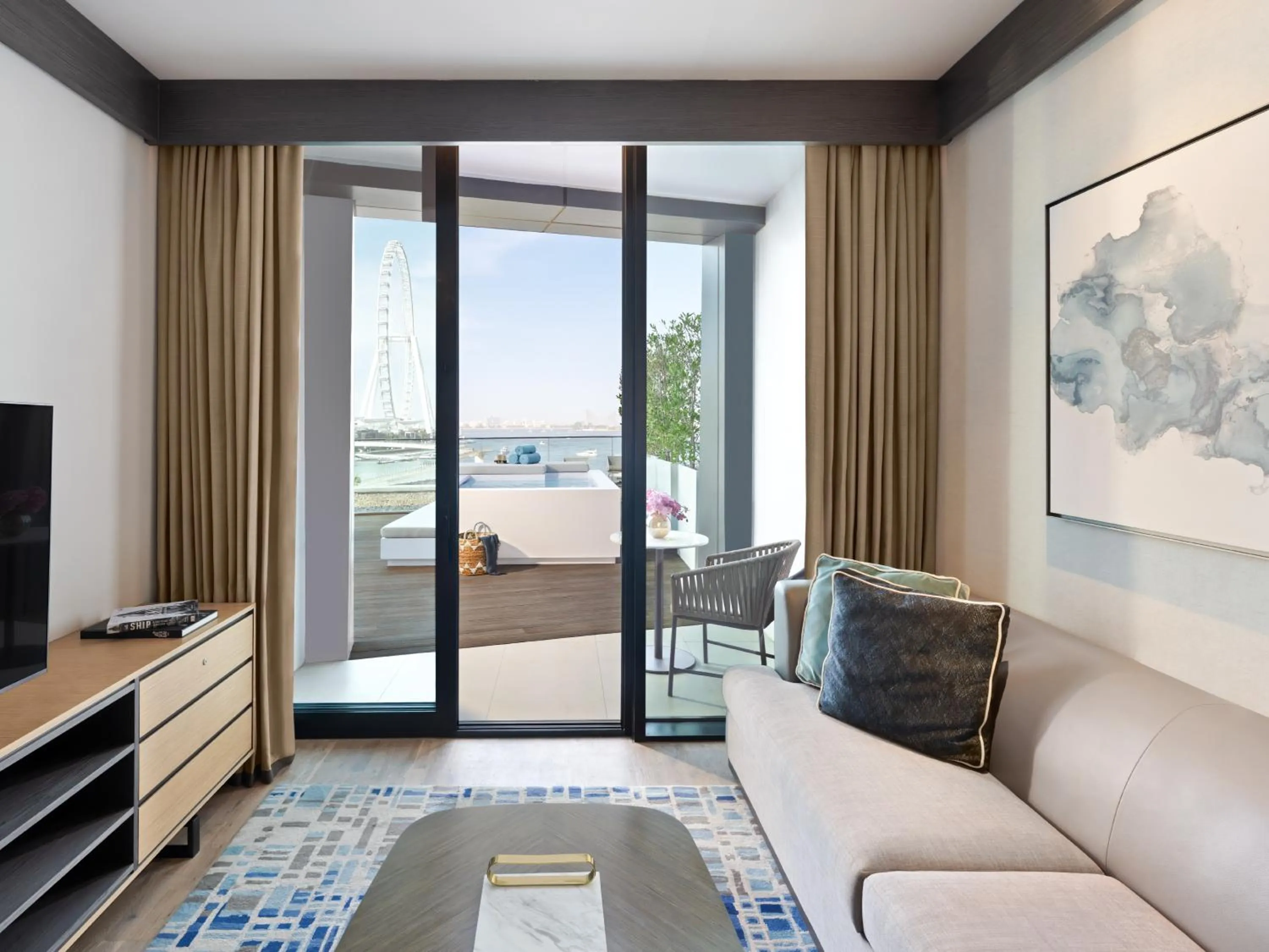 Living room in Address Beach Resort