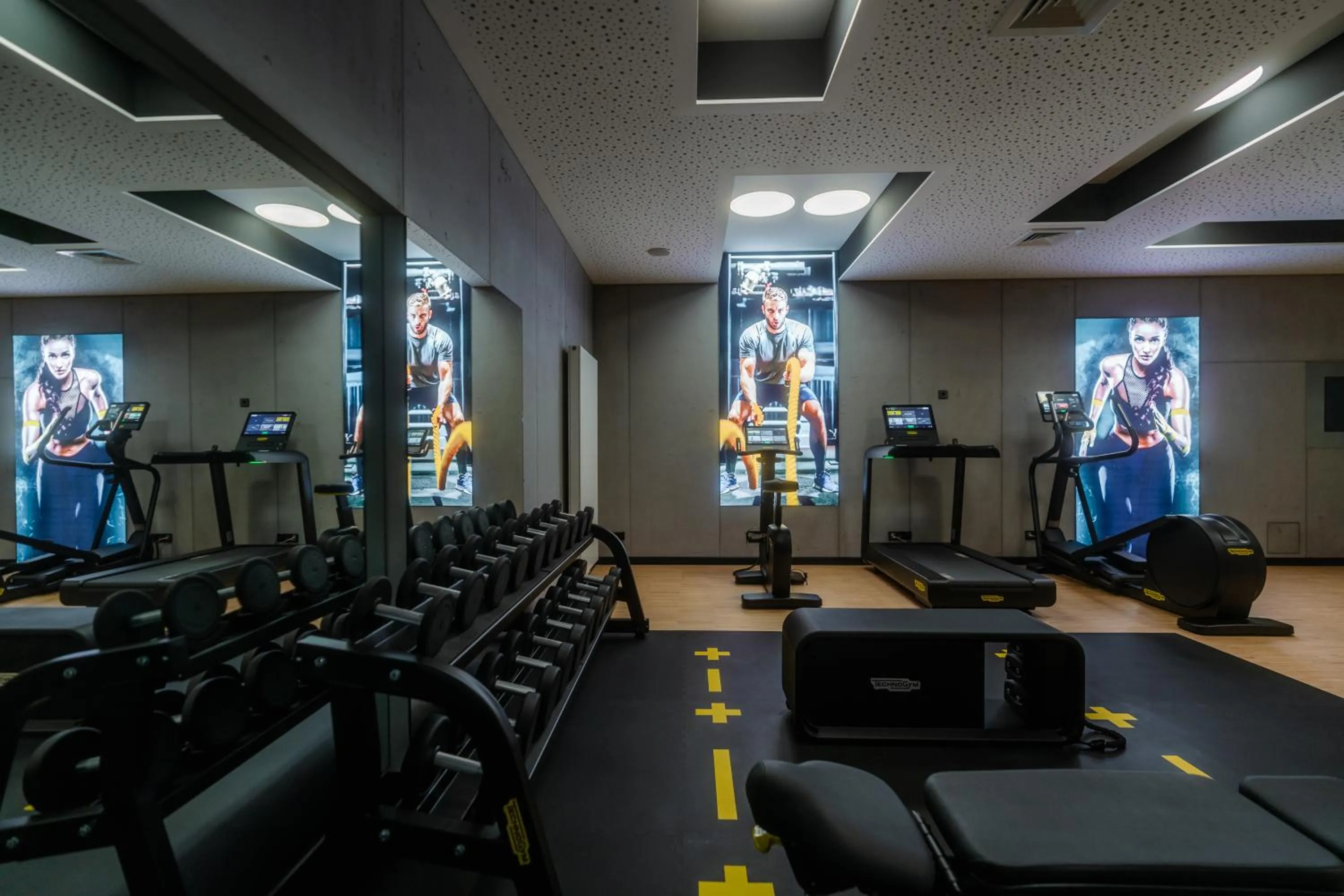 Fitness centre/facilities in Hotel Schloss Montabaur