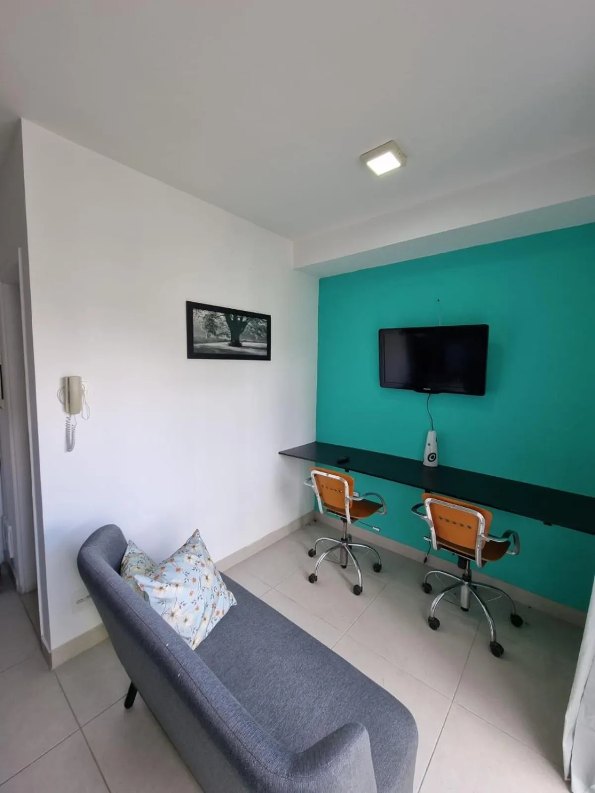 Living room in 360 Perdizes