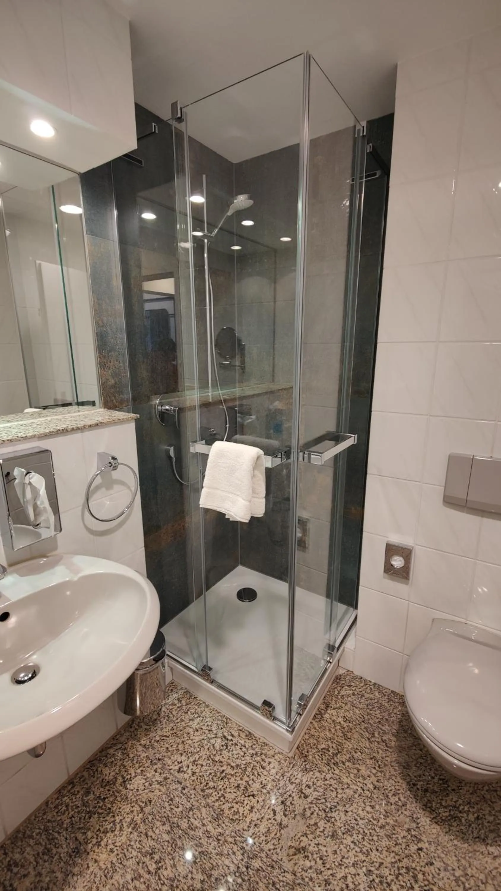 Shower in Hotel Stettiner Hof