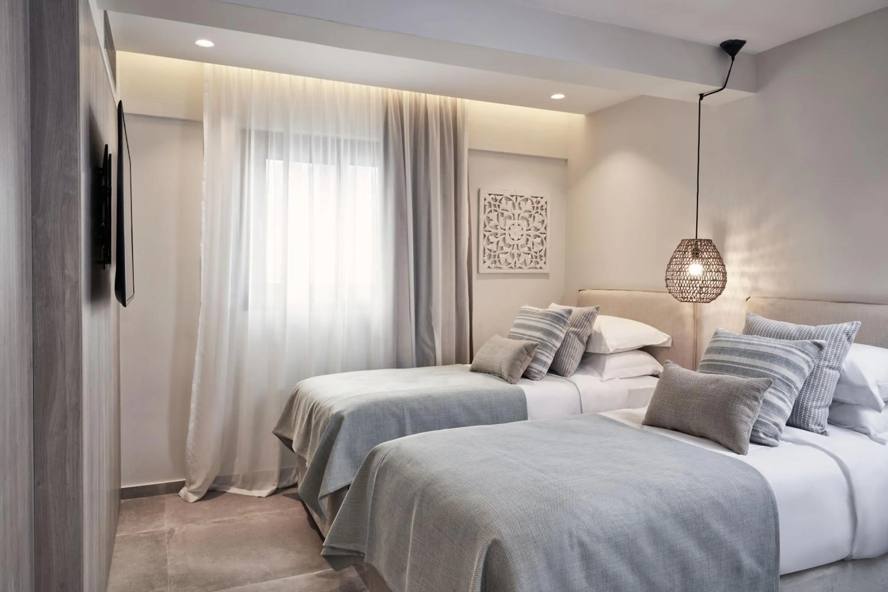 Bedroom, Bed in Atlantica Mare Village Paphos