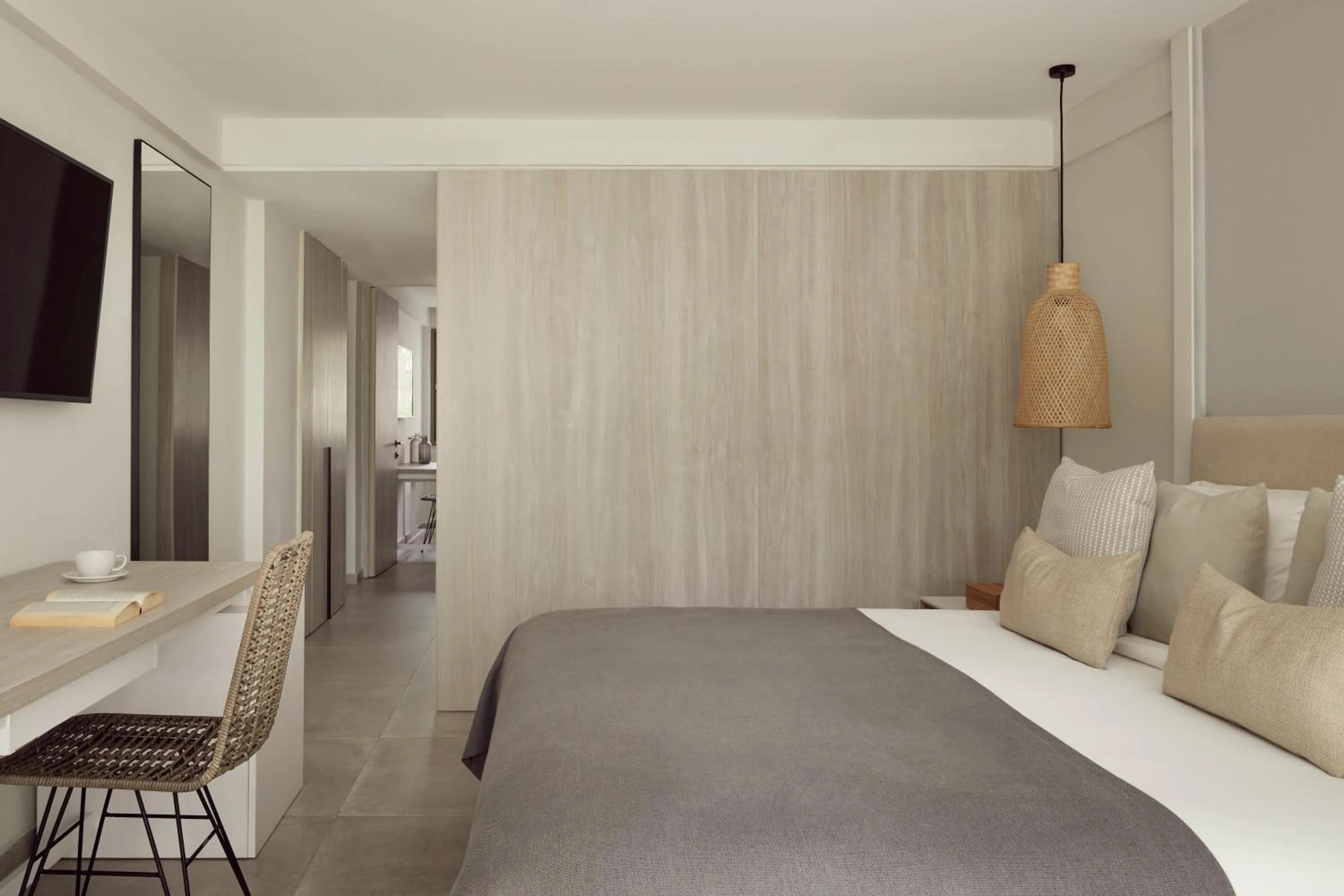 Bedroom, Bed in Atlantica Mare Village Paphos