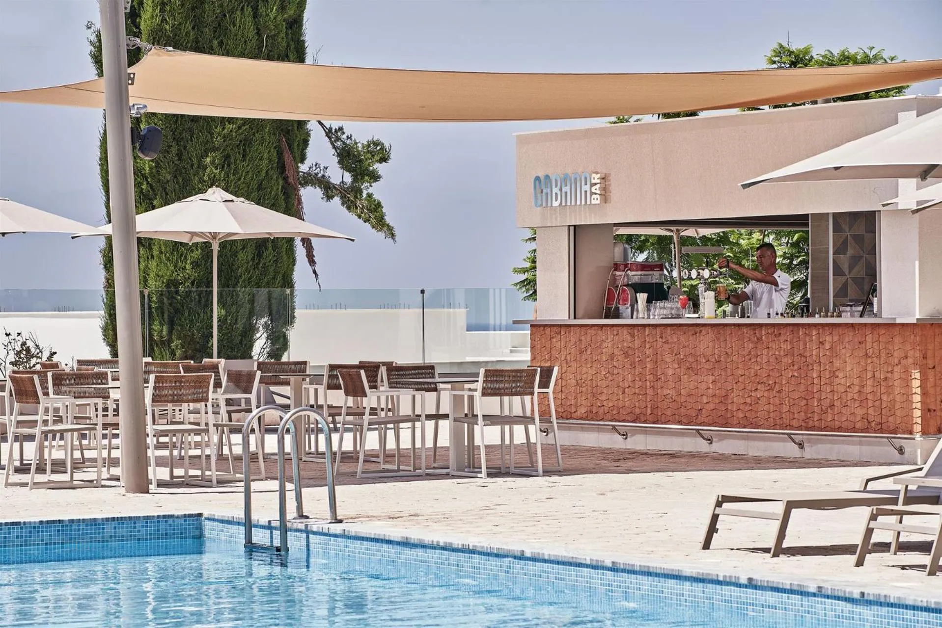 Lounge or bar in Atlantica Mare Village Paphos