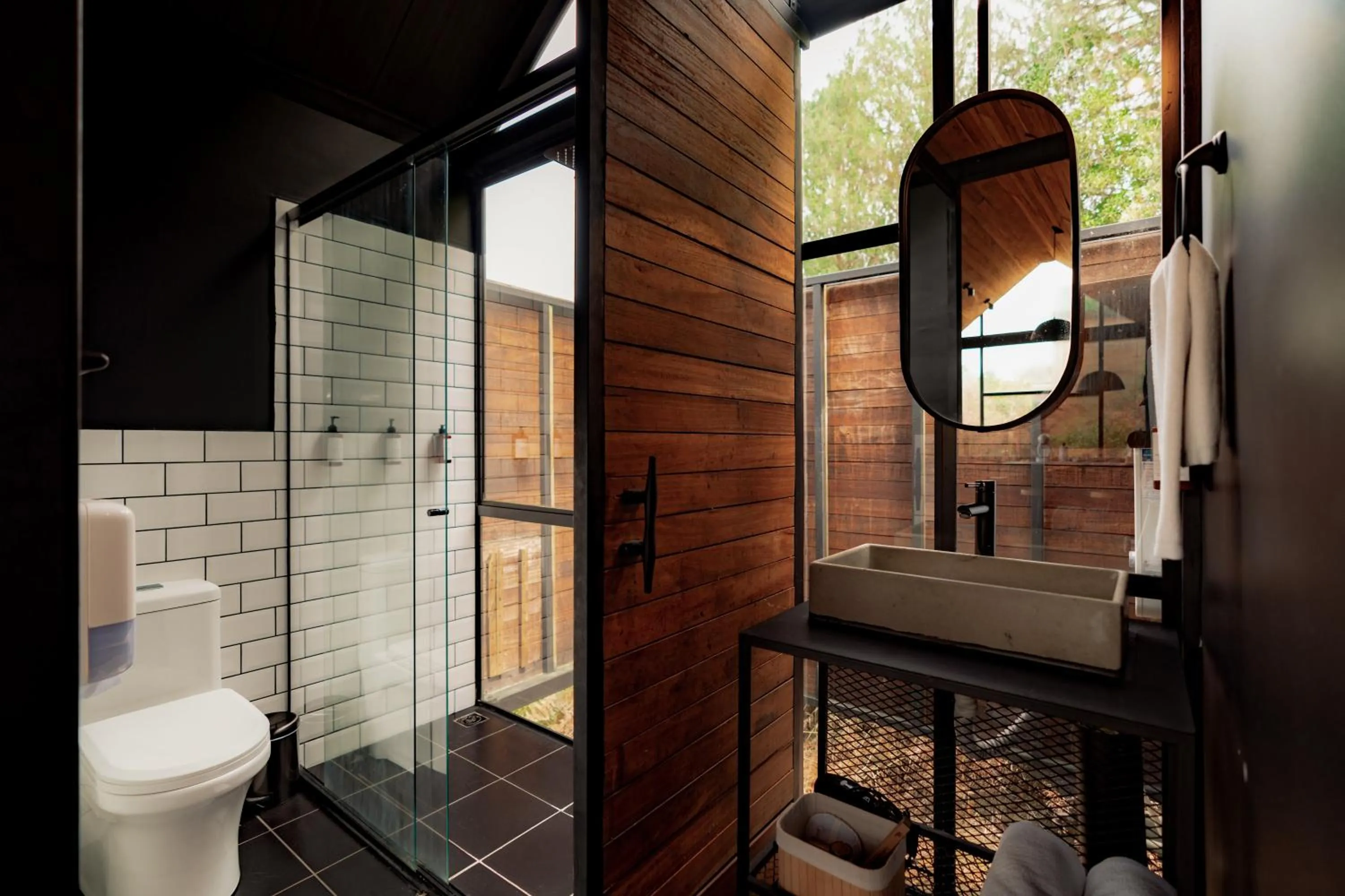 Shower in The Boato Hotel