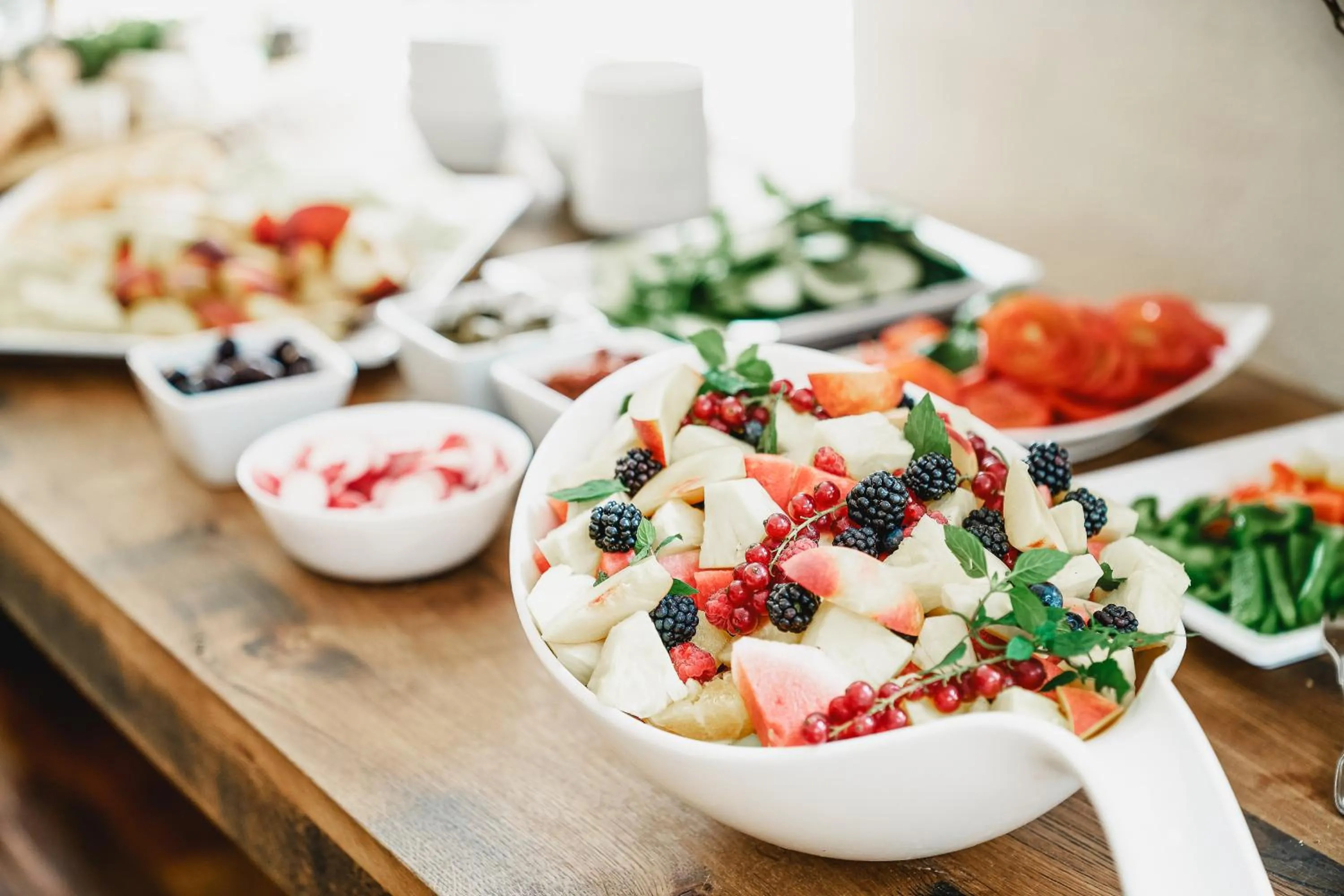 Buffet breakfast in Hotel Zeltinger-Hof - Gasthaus des Rieslings
