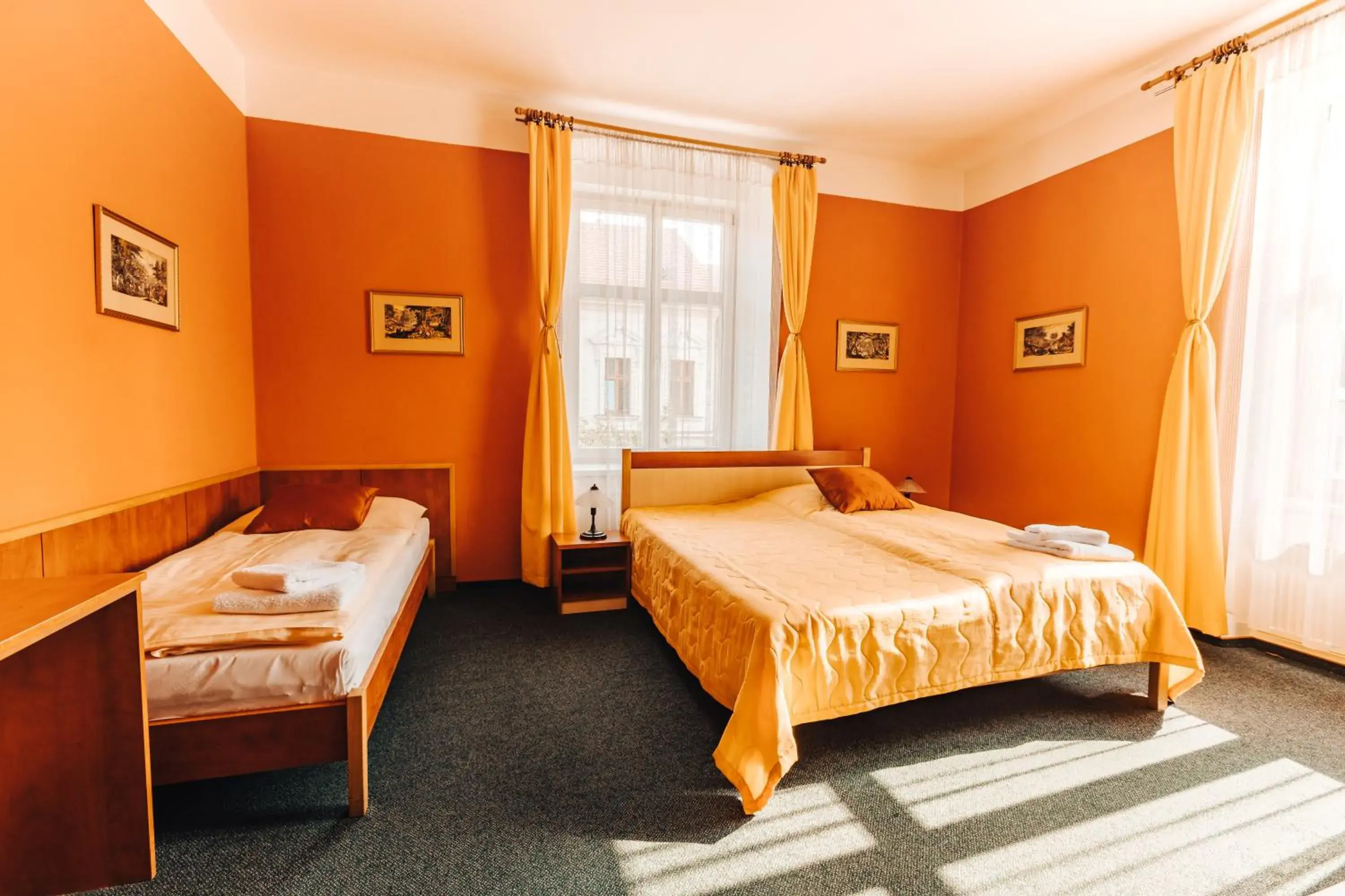 Twin Room - single occupancy in Hotel U Valdické brány Twin Room - single occupancy in Hotel U Valdické brány