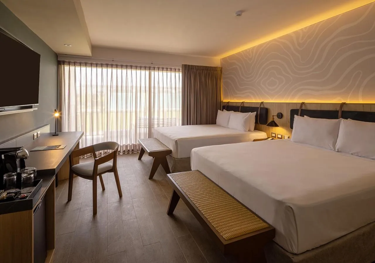 Bed in Aranwa Paracas Resort & Spa