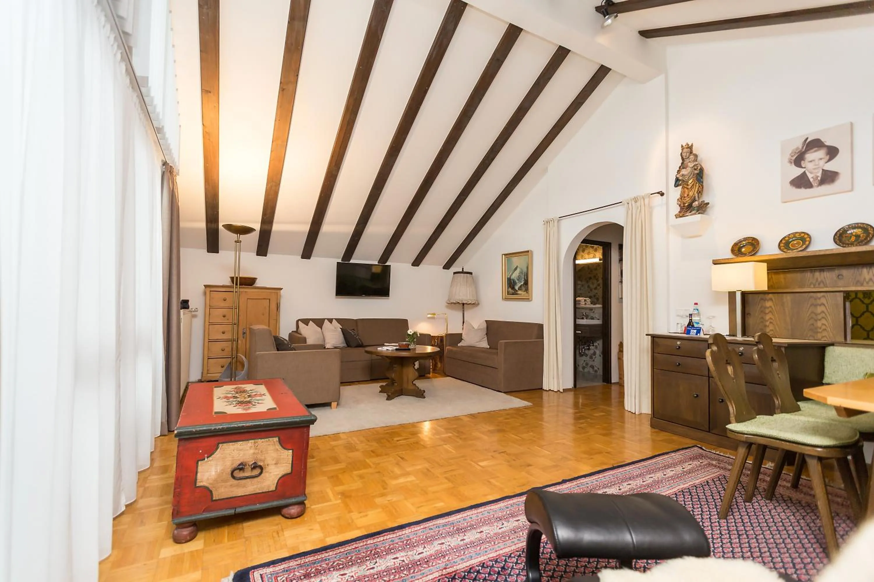 Living room in Hotel Alpenhof Postillion