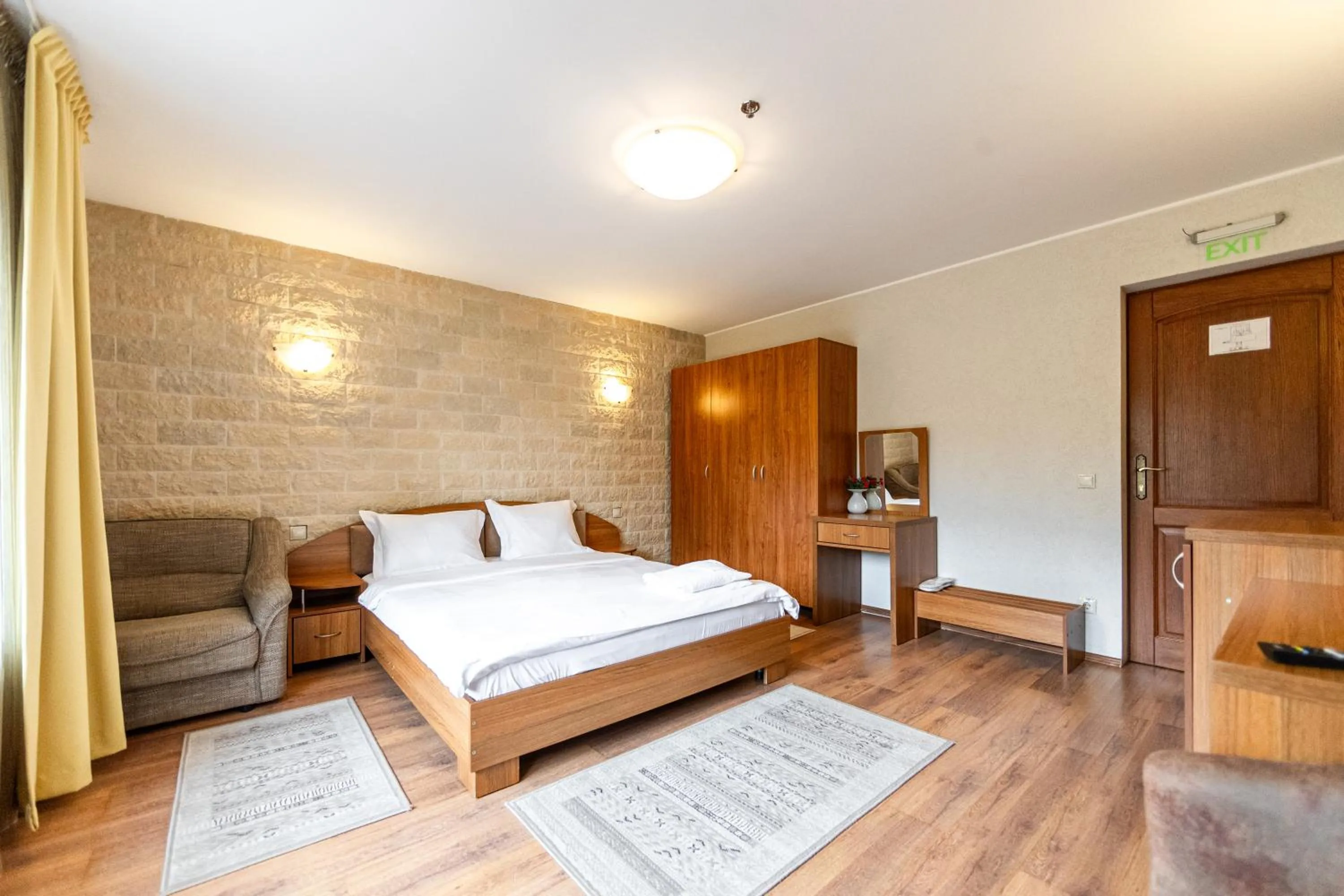 Toilet, Bed in Resort EuroPark Fundata