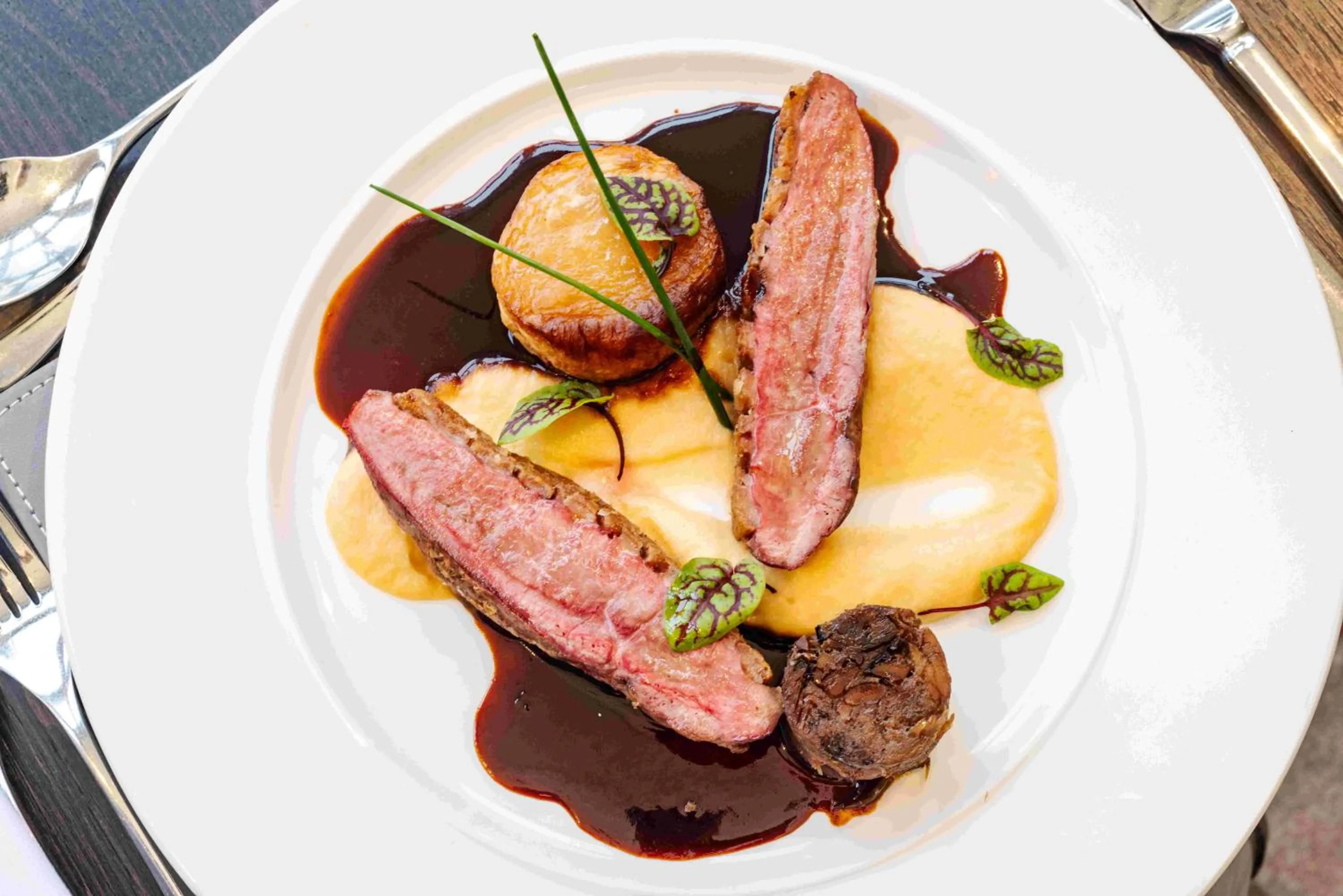 Food and drinks in Horsted Place Hotel