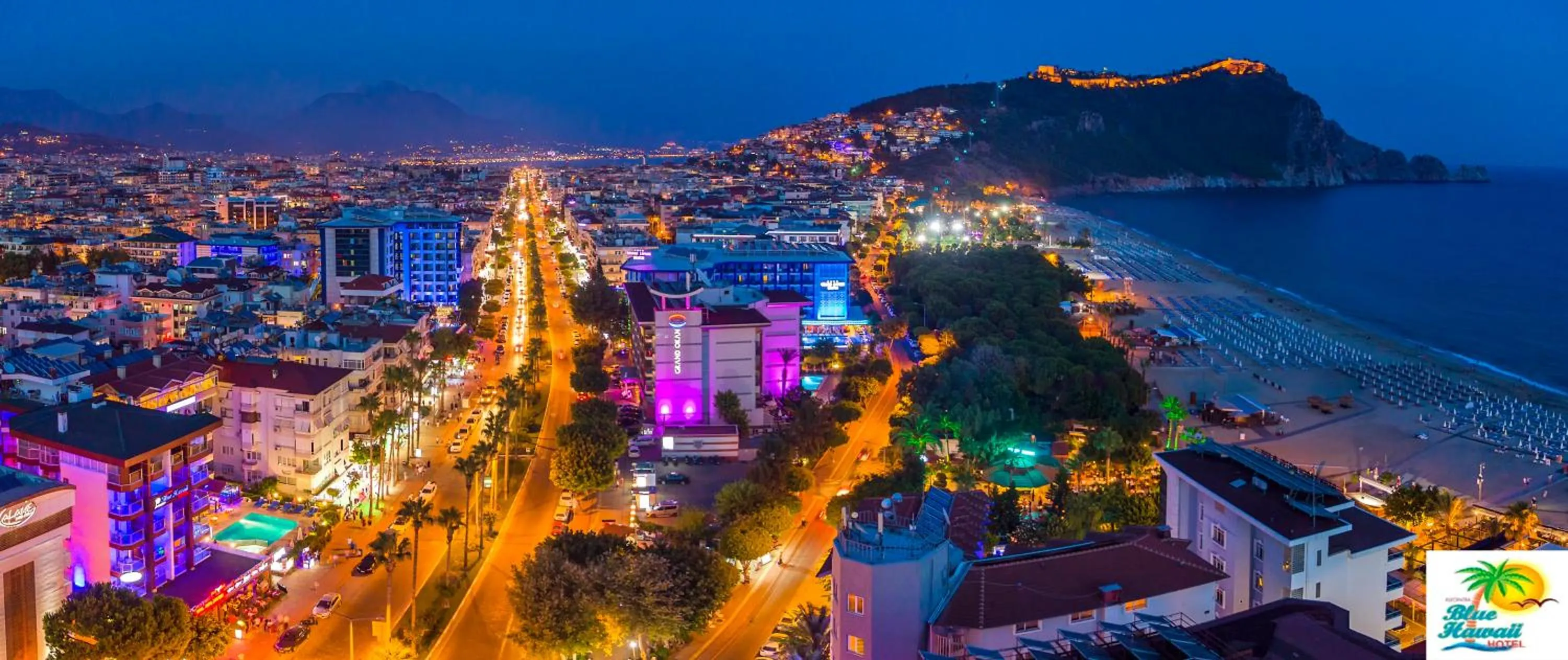 Beach in Kleopatra blue hawai hotel