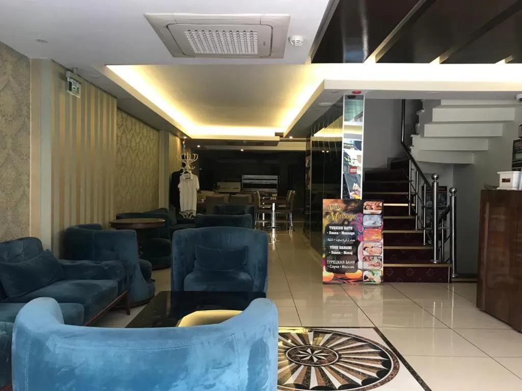 Communal lounge/ TV room in Sultanahmet Milan Hotel&SPA
