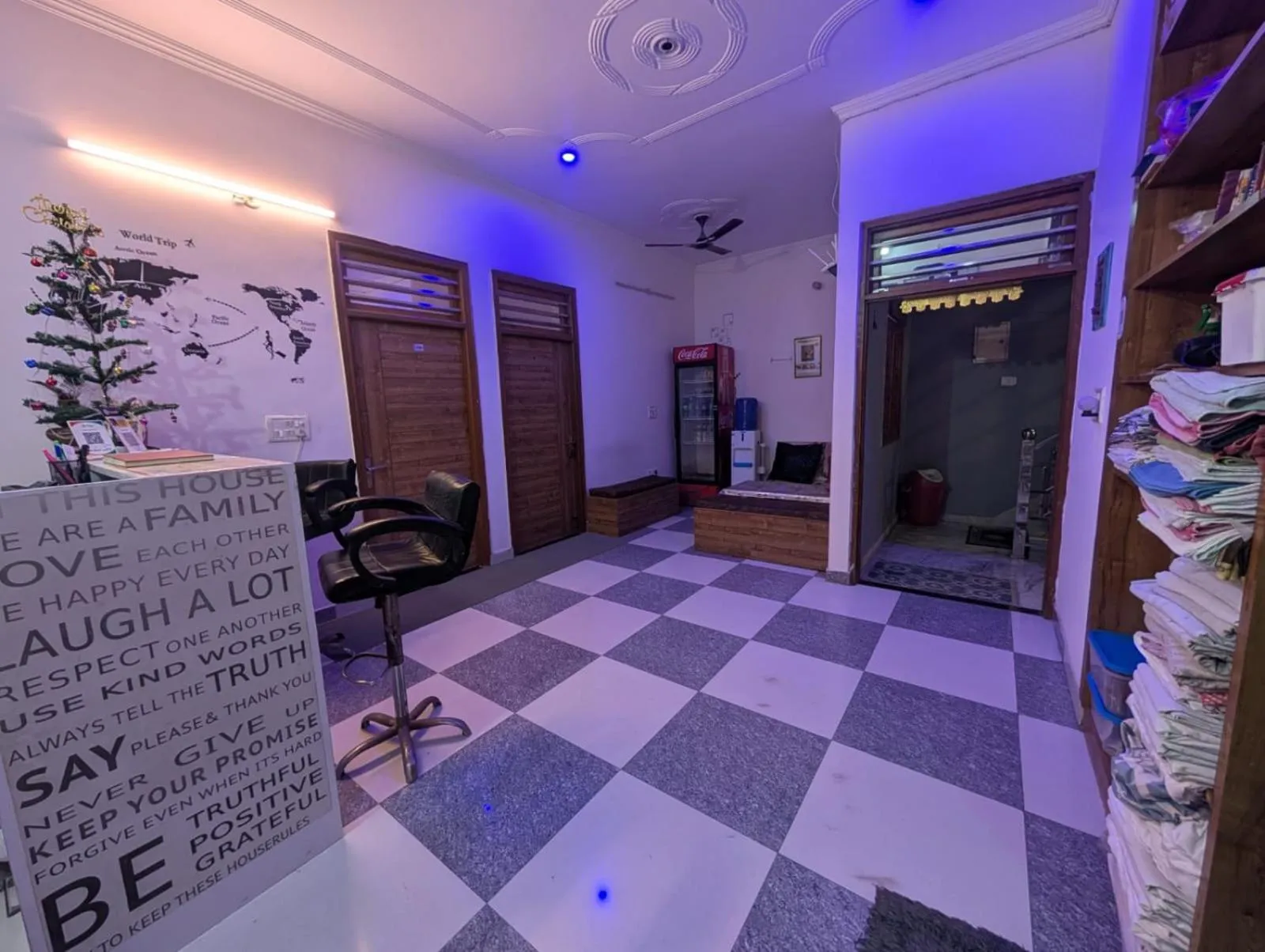 Lobby or reception in Taj Street Hostel