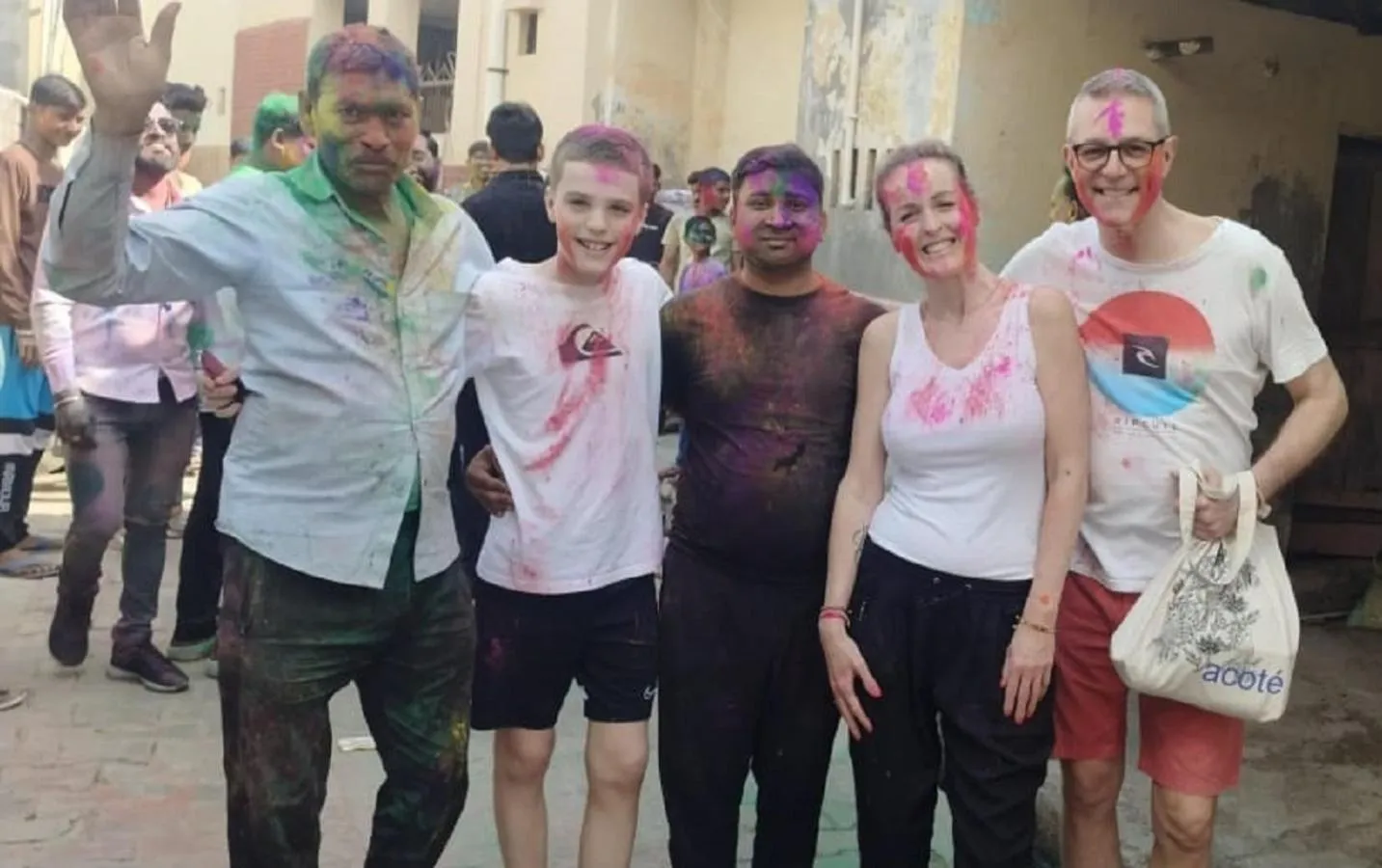 Street view in Taj Street Hostel