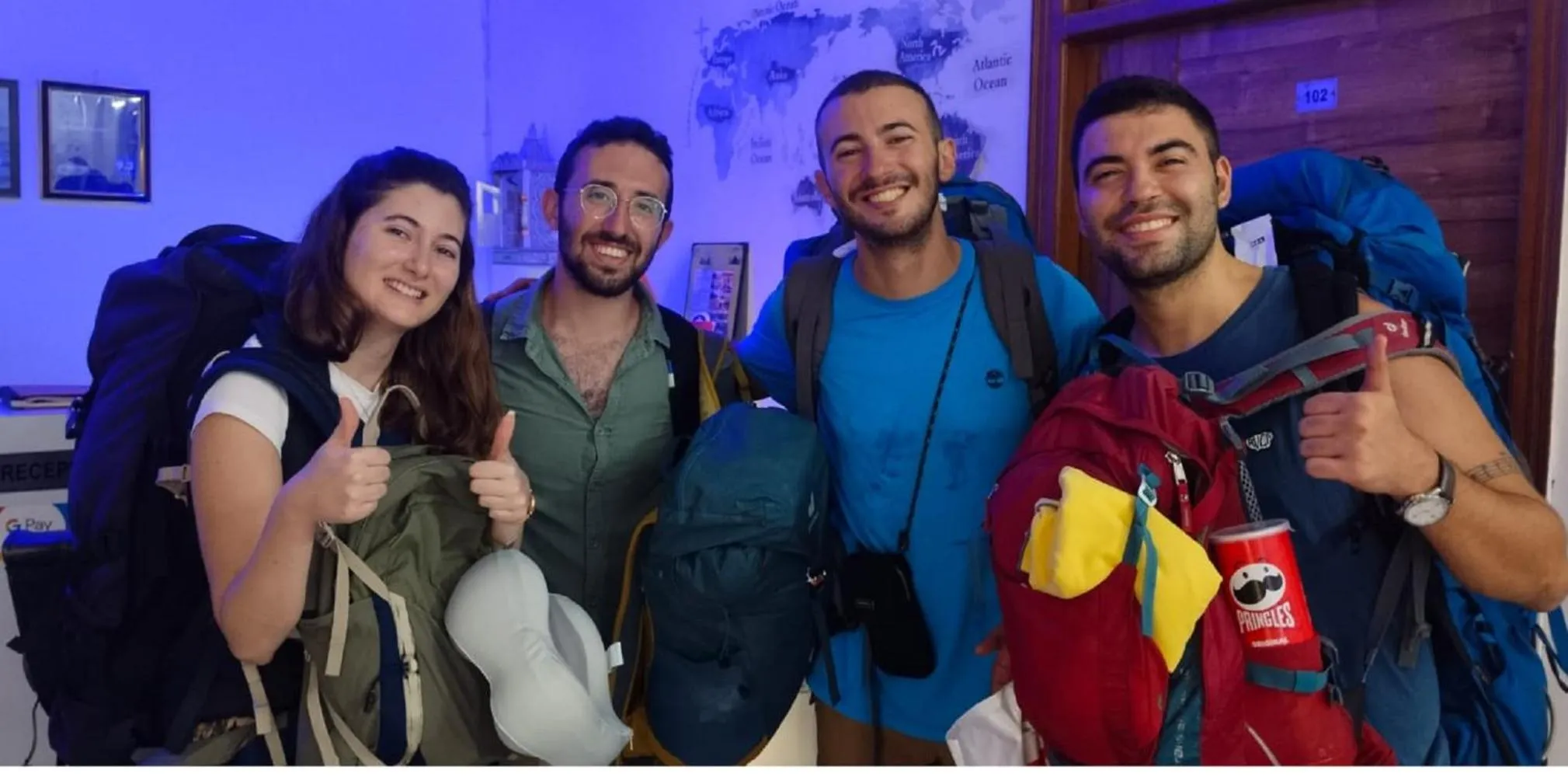 Lobby or reception in Taj Street Hostel