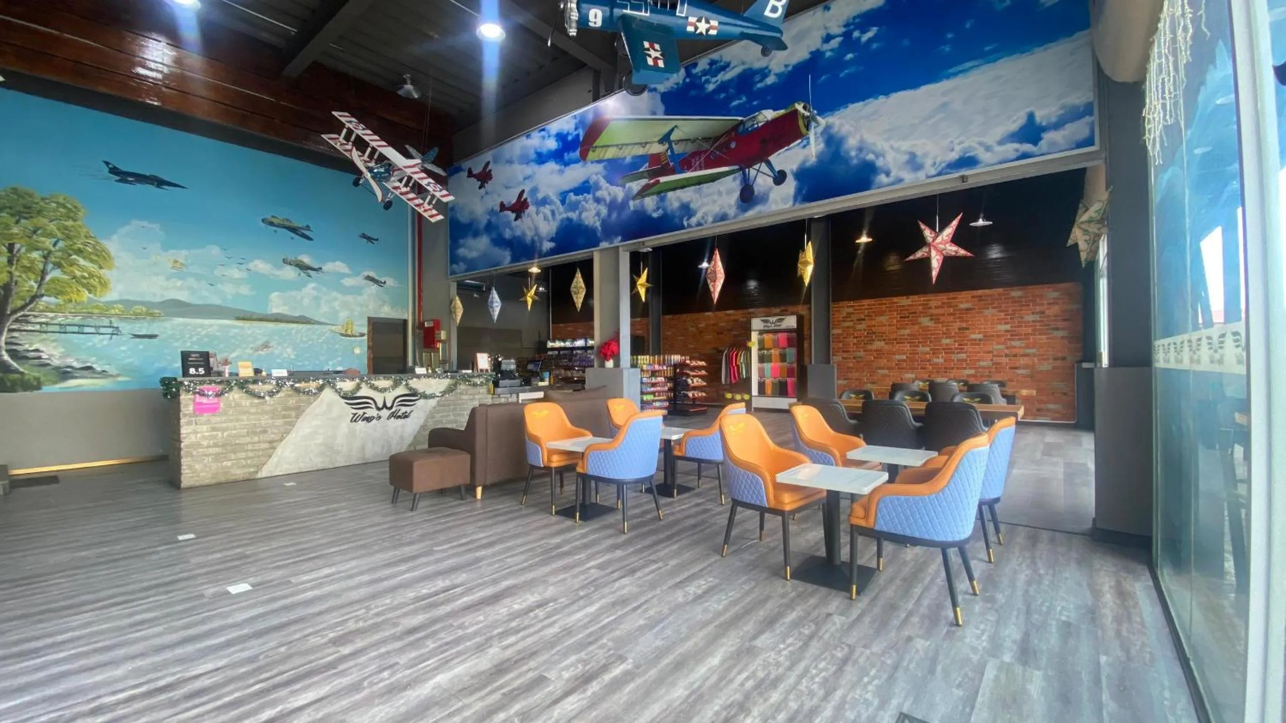 Lobby or reception in Wings Hotel