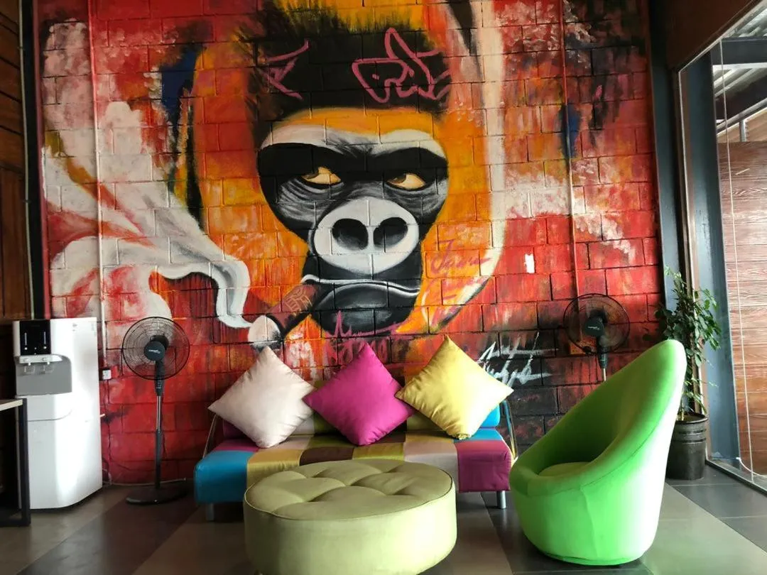 Seating area in Wings Hotel