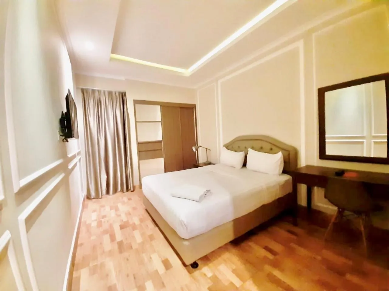 Bed in Flamboyan Residence Cipete