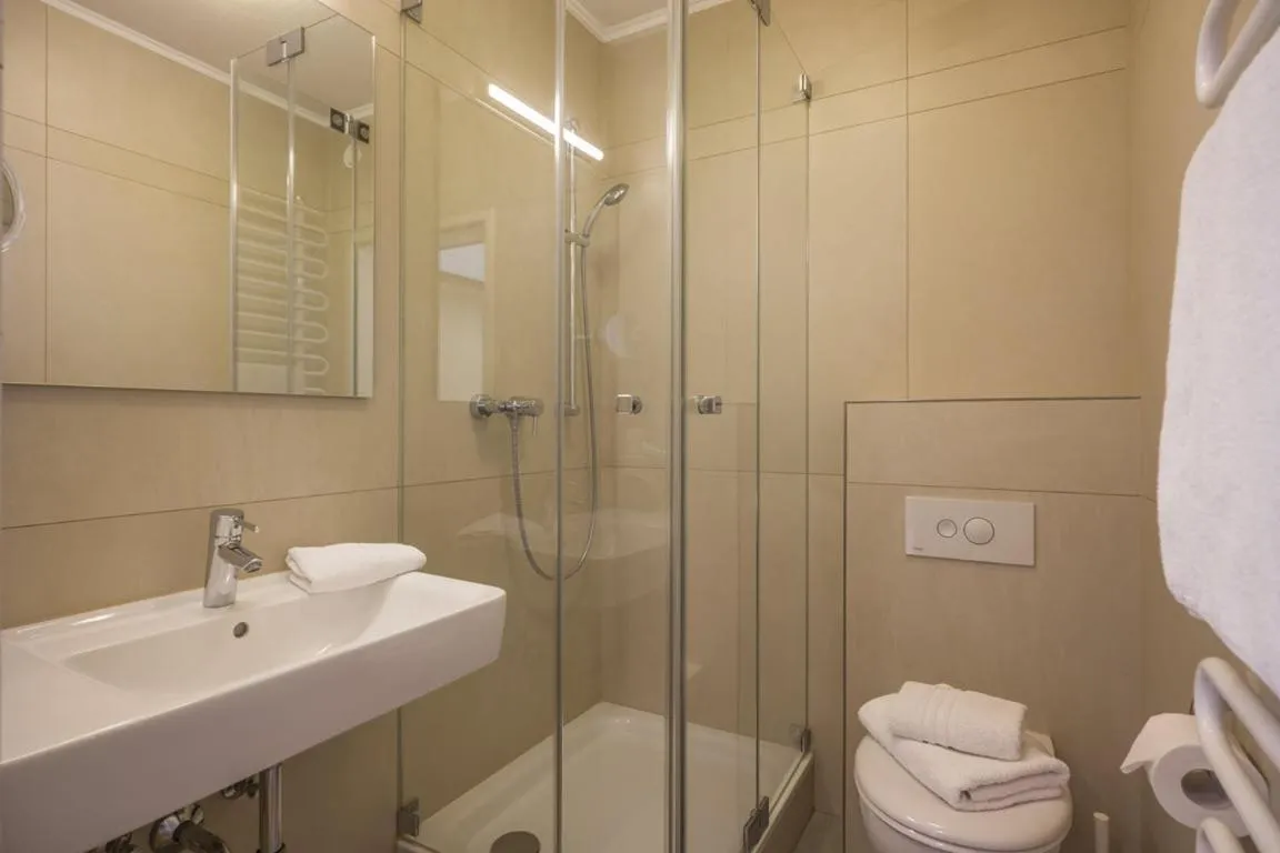 Bathroom in Aparthotel Brandauerhof