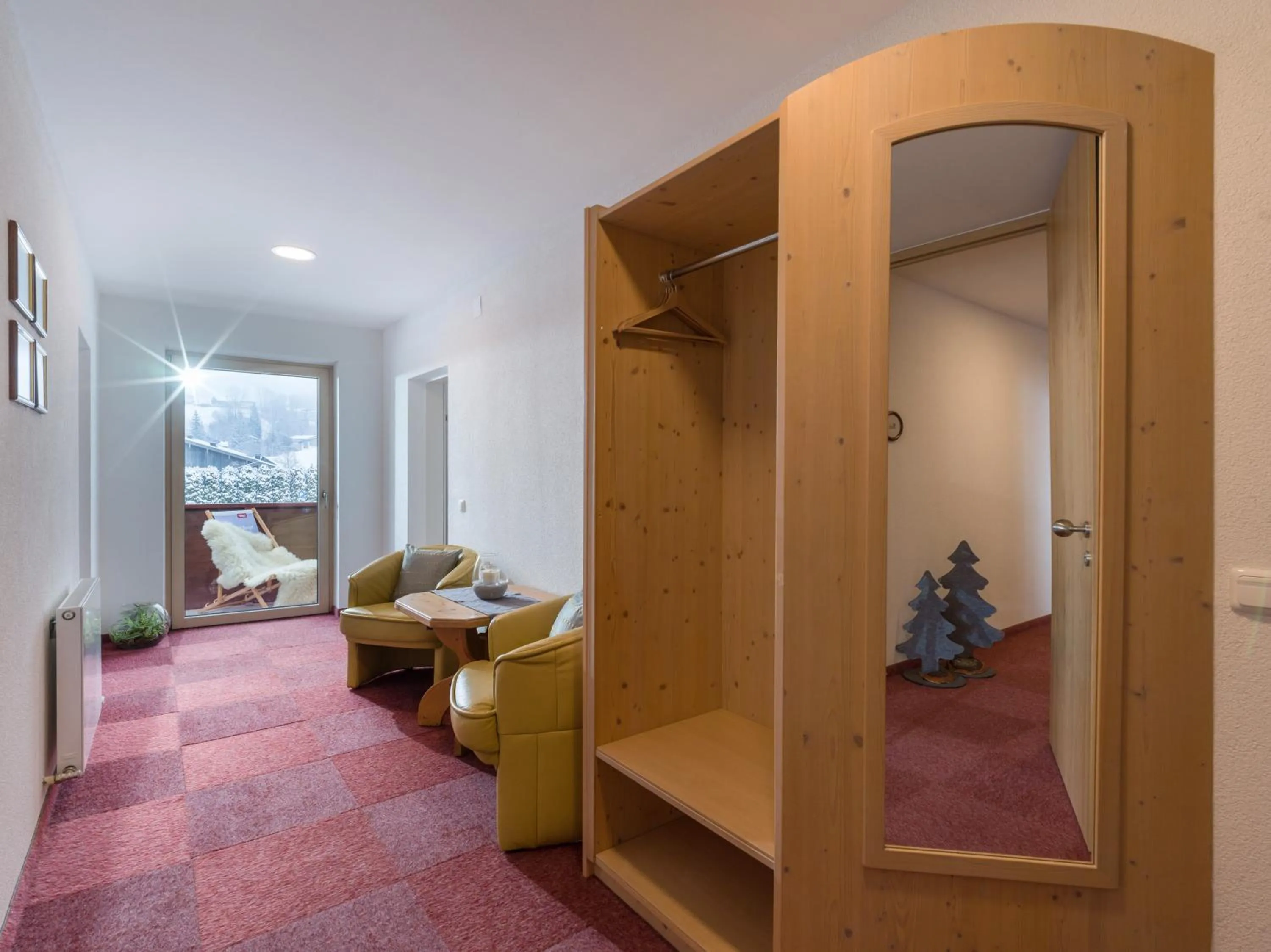 Seating area in Aparthotel Brandauerhof