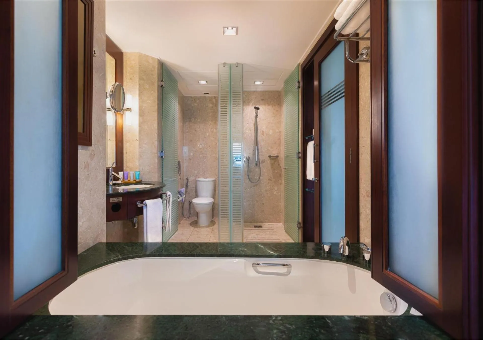 Bathroom in Dusit Thani Dubai