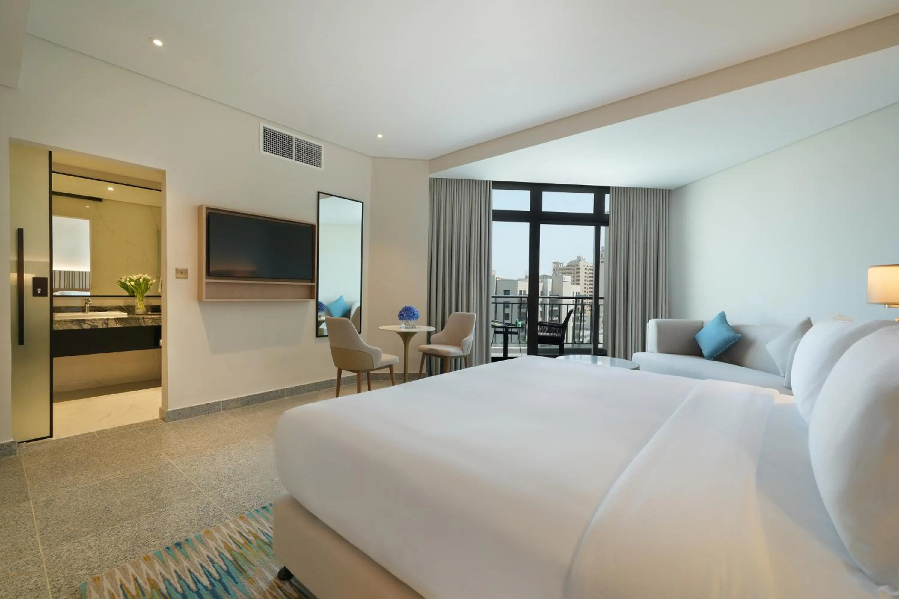 Bed in Arabian Park Dubai, an Edge by Rotana Hotel