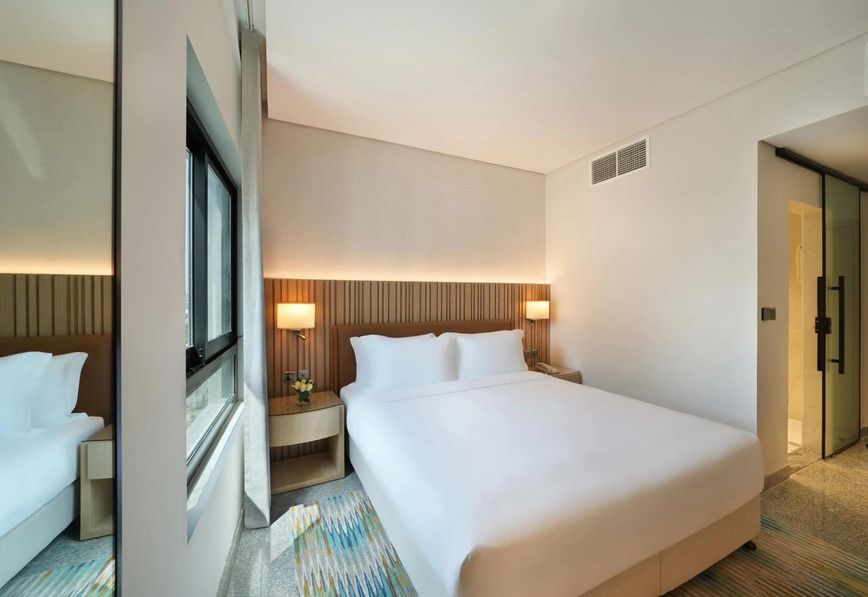 Bedroom, Bed in Arabian Park Dubai, an Edge by Rotana Hotel